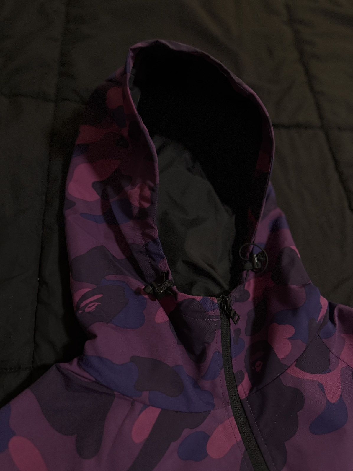Bape Bape Windbreaker Purple Camo Jacket Size XL Size US XL / EU 56 / 4 - 6 Thumbnail