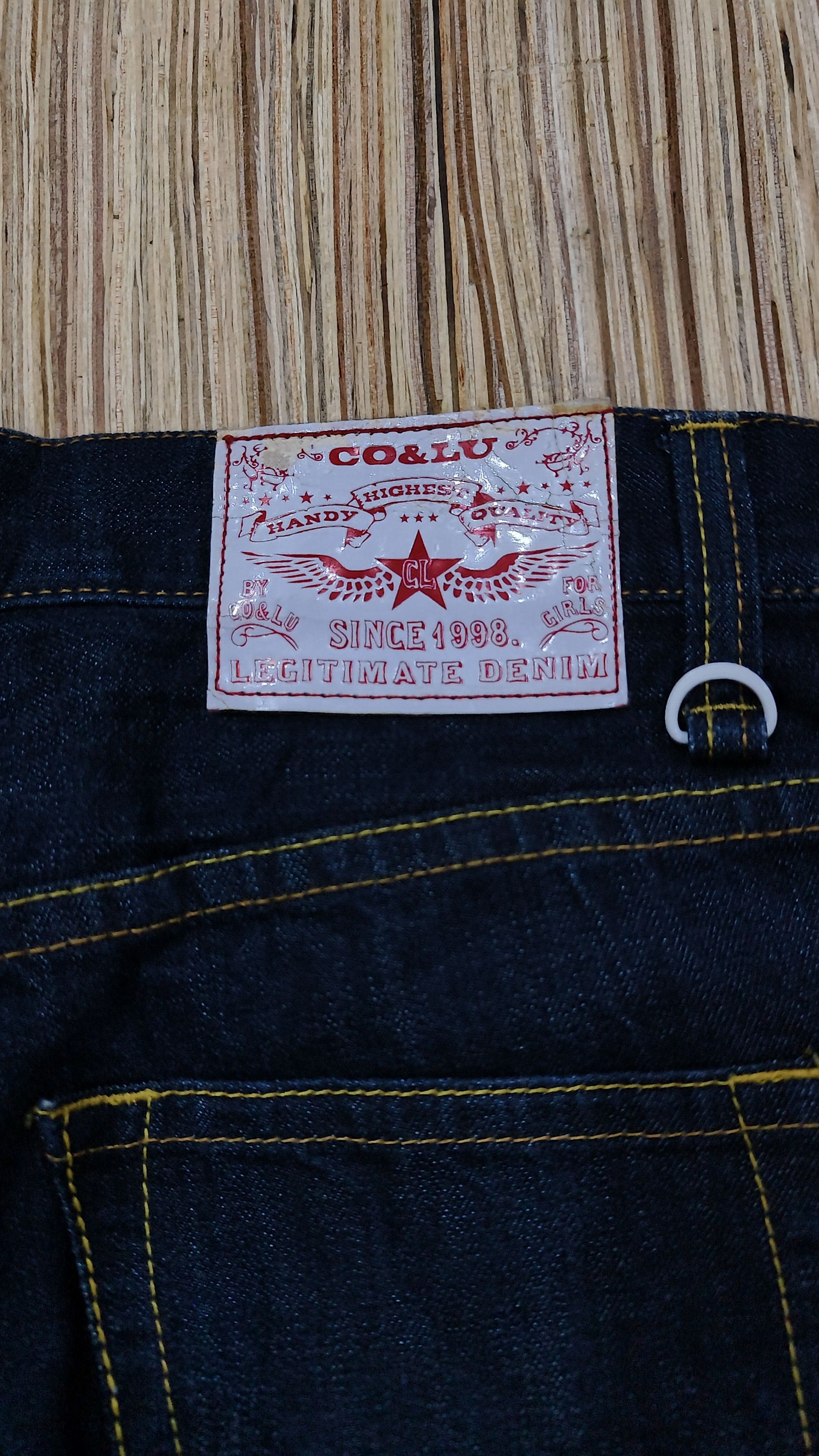 Japanese Brand Japanese Co&Lu Big Logo Denim Jeans Size US 30 / EU 46 - 4 Thumbnail