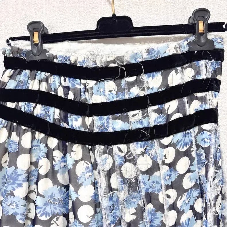 Comme des Garcons Comme Des Garcons size M Goose Down Ribbon Floral Wrap Ski Size 22" - 7 Thumbnail