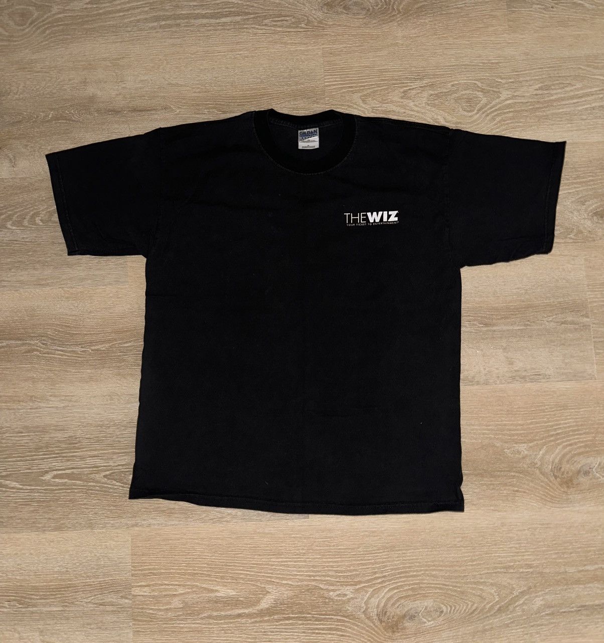 Gildan × Vintage Vintage The Wiz Your Ticket to Entertainment T-Shirt Size US XL / EU 56 / 4 - 1 Thumbnail