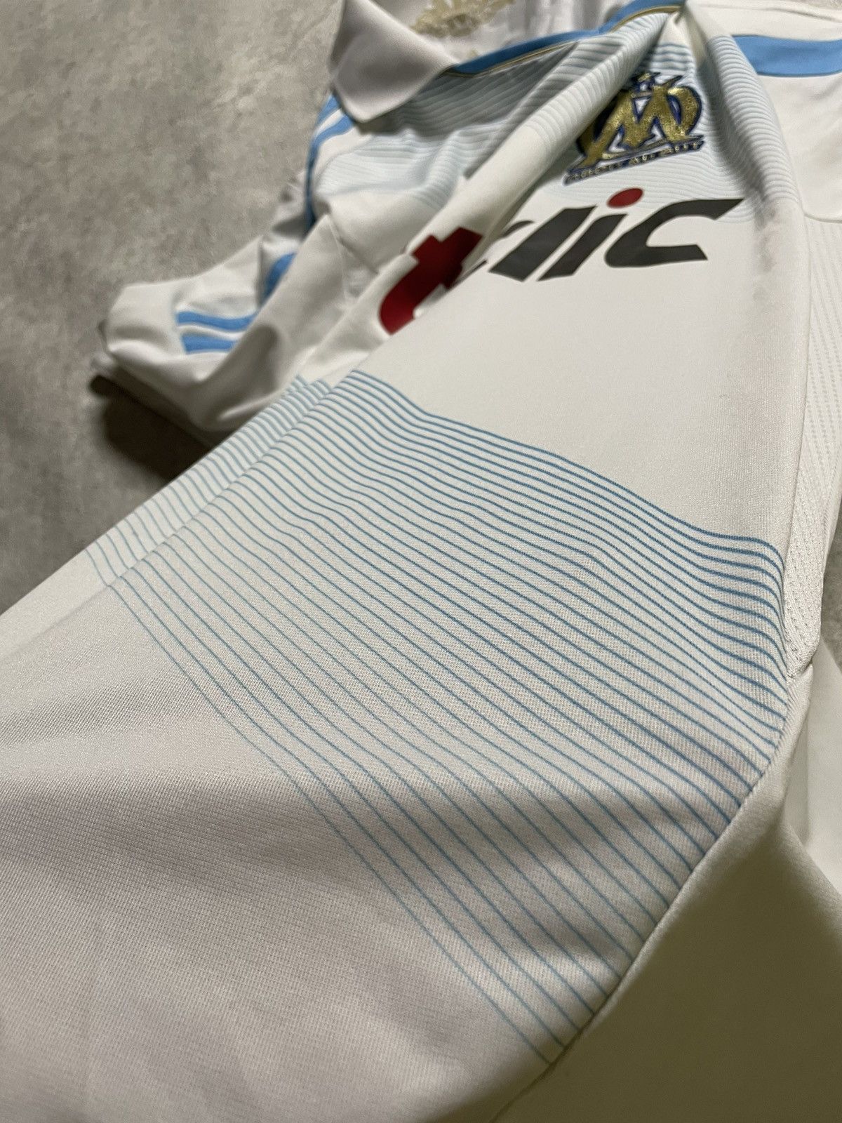 Adidas Olympique Marseille 2010/11 Home Jersey – Rémy SOCCER JERSEY Size US L / EU 52-54 / 3 - 13 Thumbnail