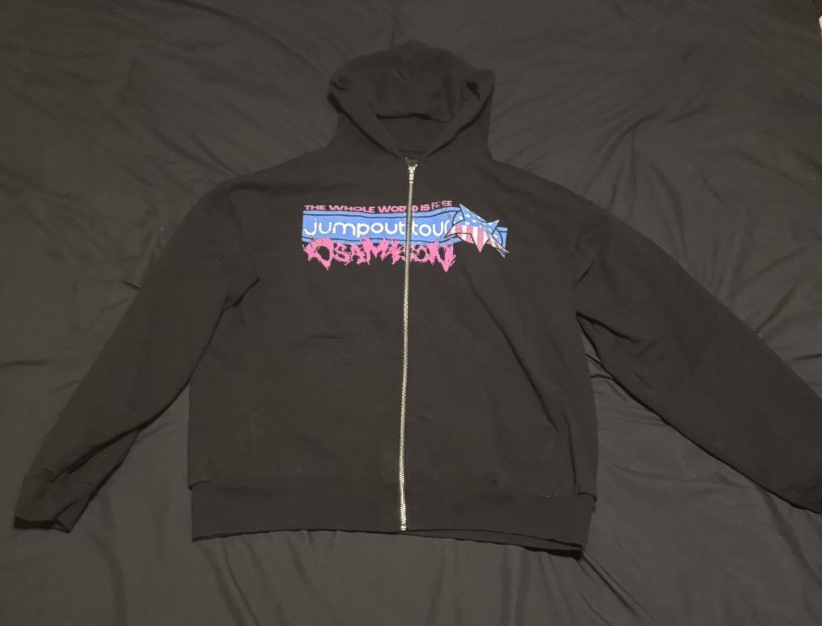 Osamason Osamason Jumpout Tour Zip Up Hoodie Black XL Size US XL / EU 56 / 4 - 1 Thumbnail