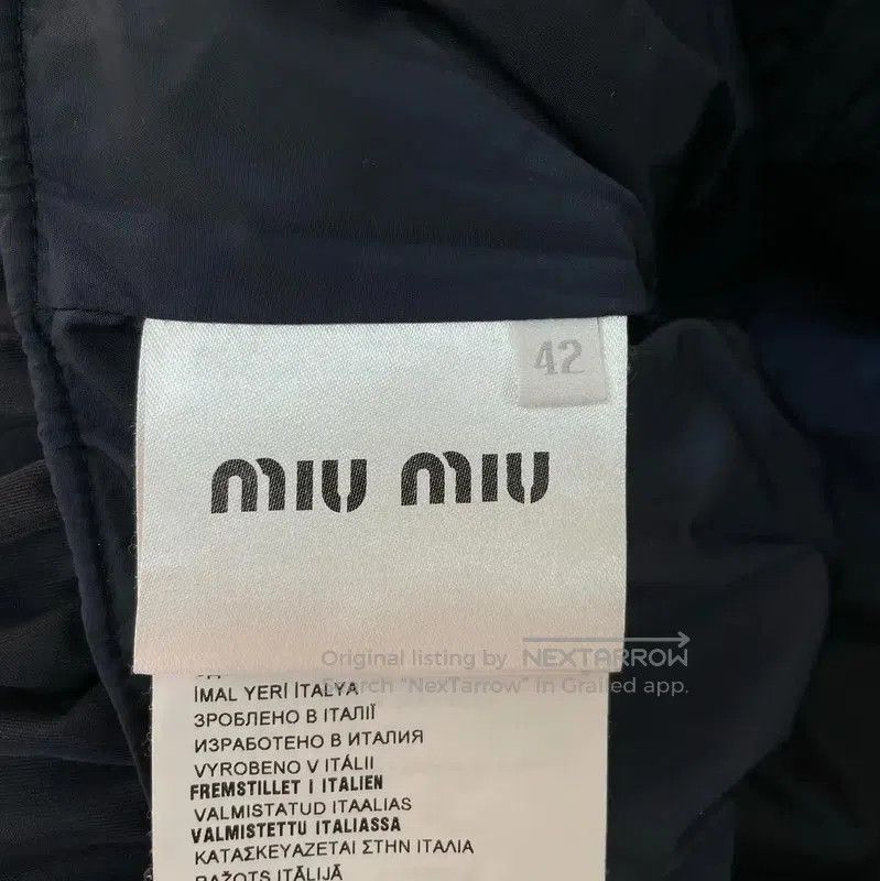 Miu Miu Miu Miu Black Polyester Women's Down Jacket . Size L / US 10 / IT 46 - 7 Thumbnail