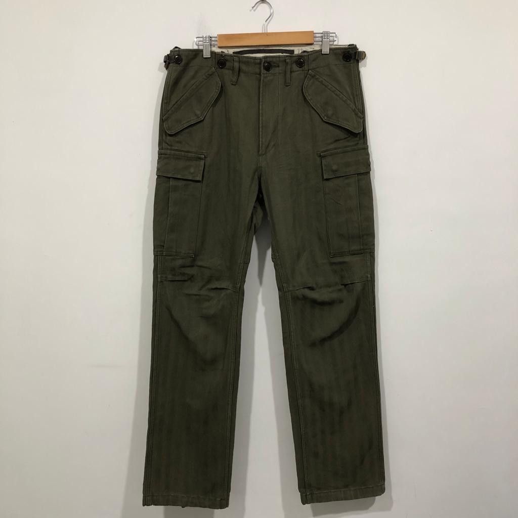 image of Grail Vintage 2001 Visvim Eiger Sanction Multipockets Pants in Army Green, Men's (Size 34)
