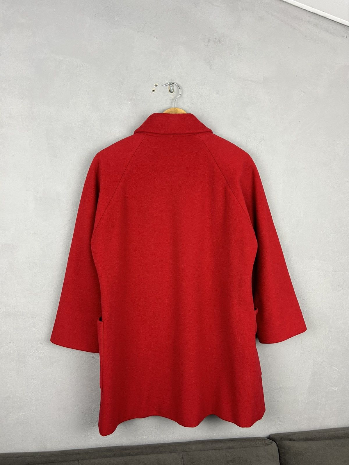 Burberry Burberry London Red Wool Cashmere Coat – Women’s 38 Size M / US 6-8 / IT 42-44 - 12 Thumbnail
