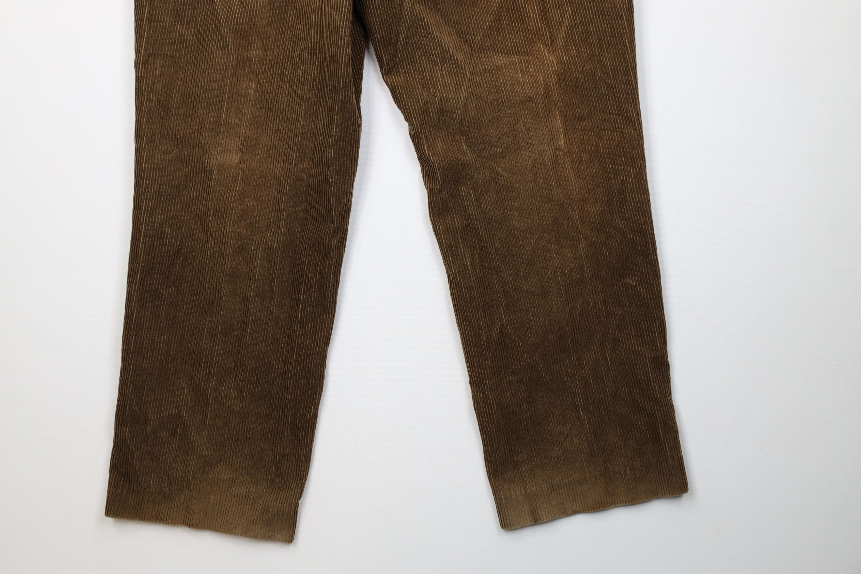 L.L. Bean Vintage 90s LL Bean Heavy Wide Leg Corduroy Chino Pants Size US 36 / EU 52 - 14 Thumbnail