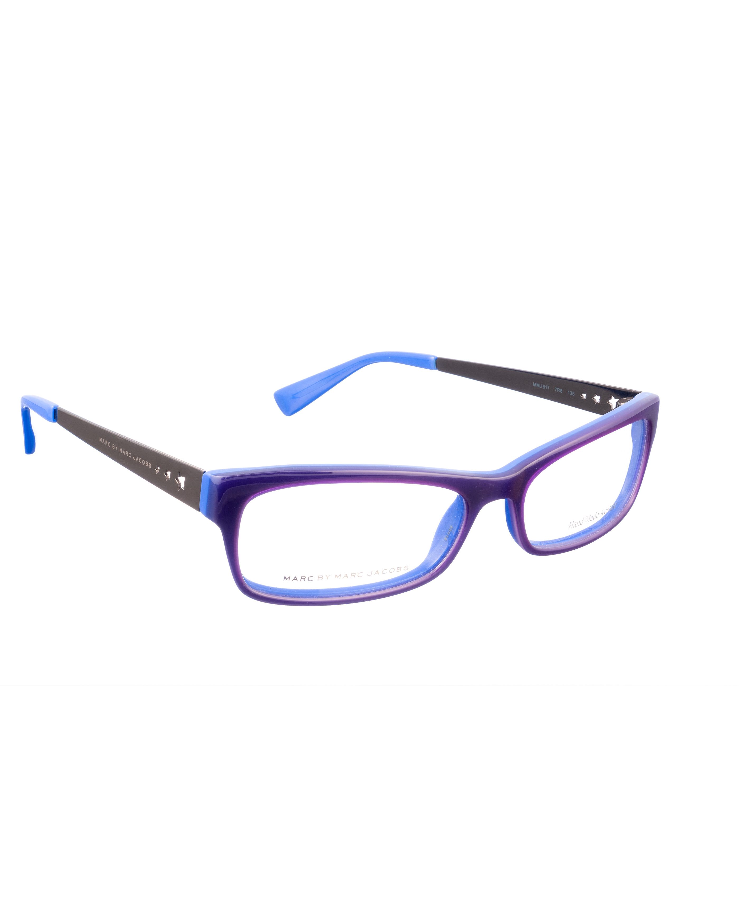 Marc by Marc Jacobs Marc by Marc Jacobs 00s Cobalt Cat-Eye with Star Glasses Size ONE SIZE - 1 Thumbnail