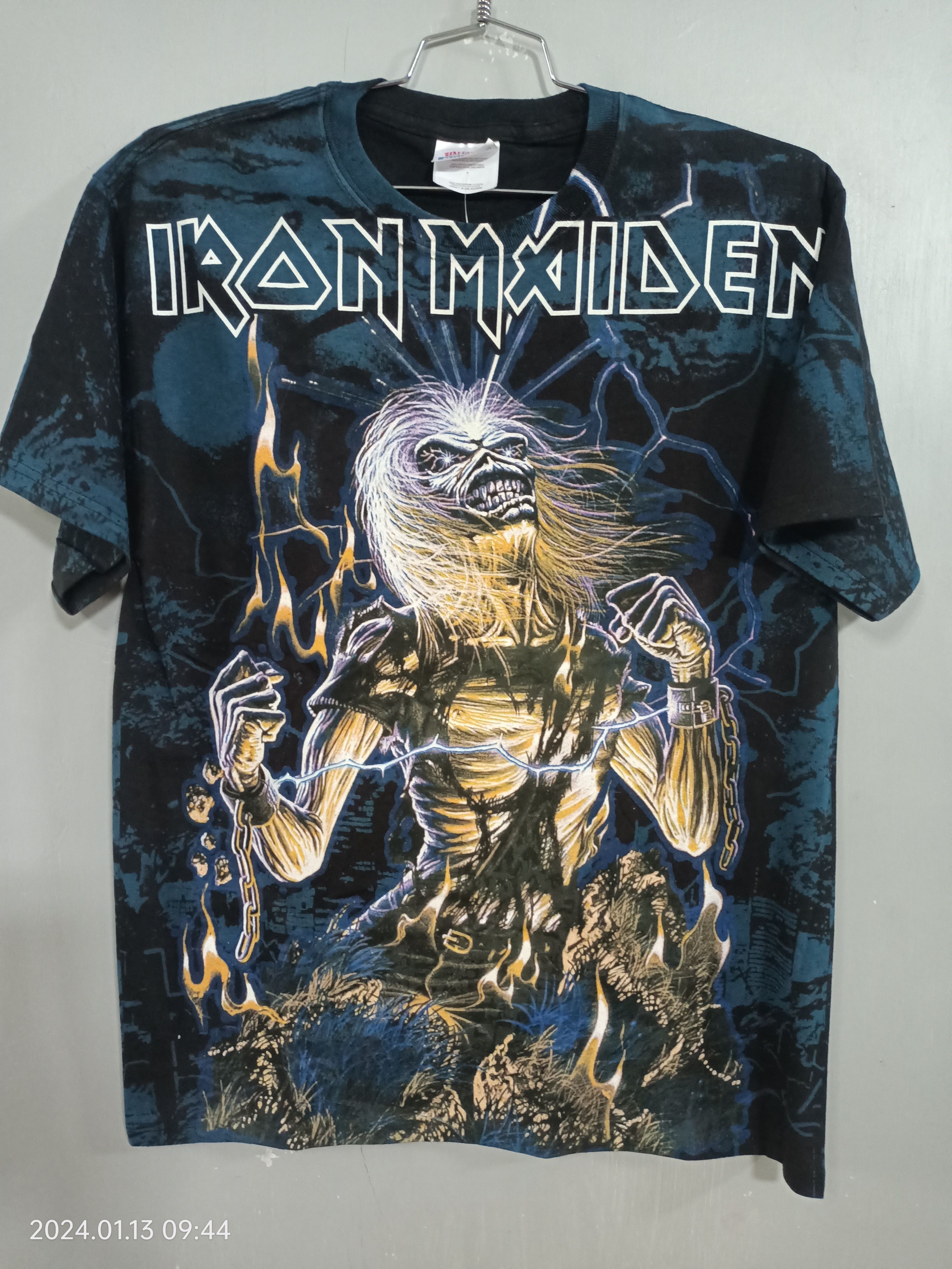 T-shirt Iron Maiden Live After Death - Personnalisé Haute Qualité - Tailles M à 2XL (Marque Gildan)
