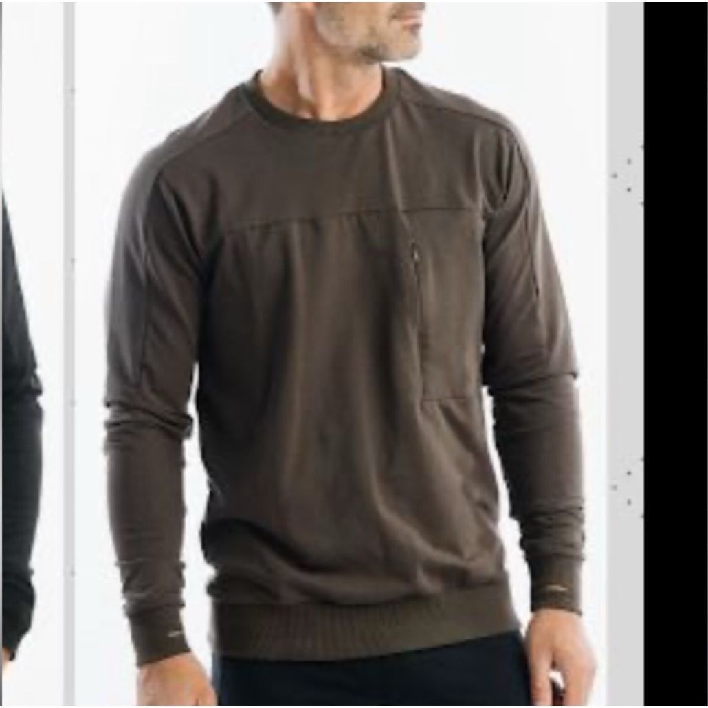 Other Zyia Active Fitted Crewneck Pullover Olive Army Green XL Size US XL / EU 56 / 4 - 1 Thumbnail