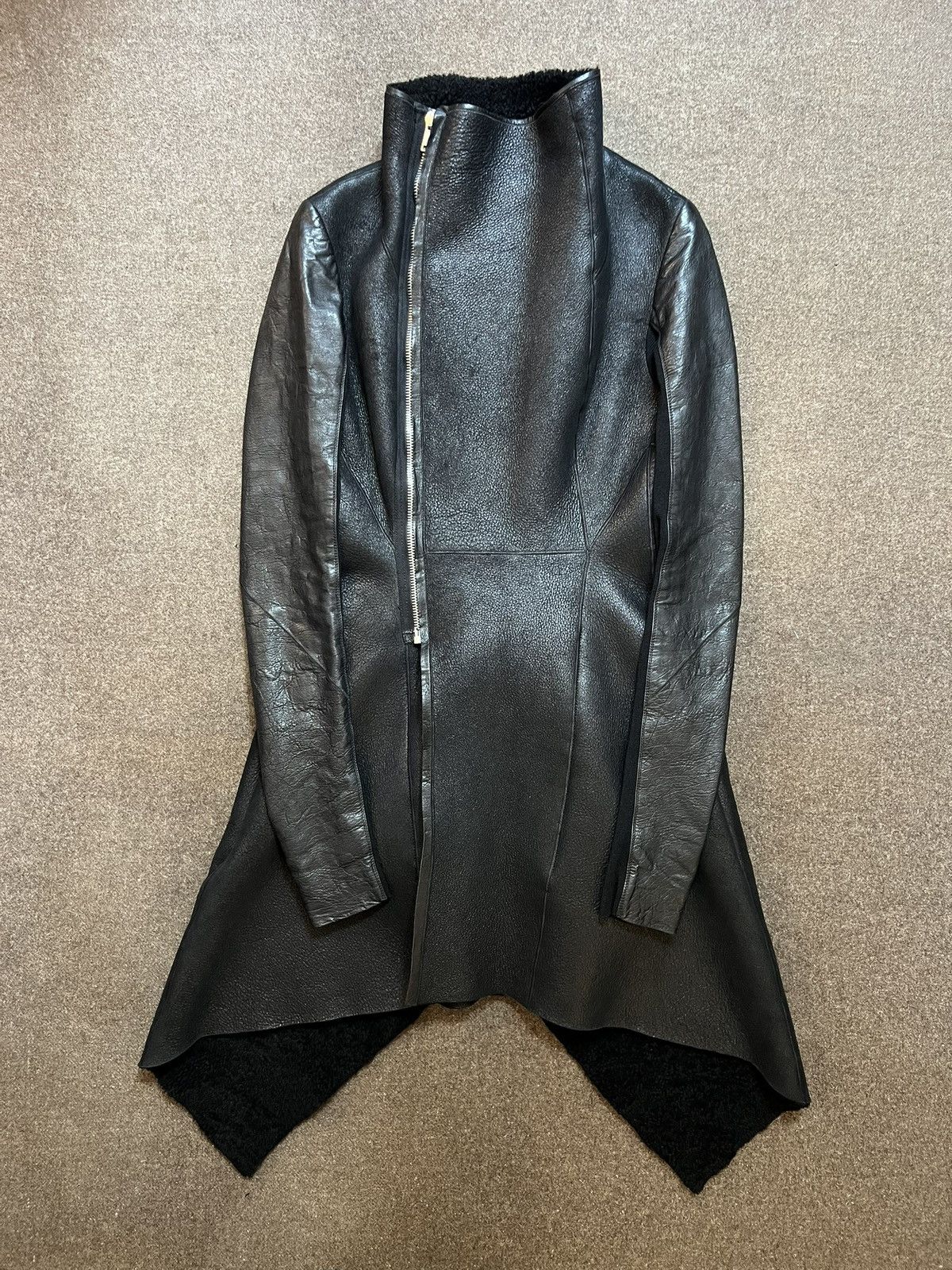 Rick Owens Rick Owens FW08 Shearling Leather Jacket Size M / US 6-8 / IT 42-44 - 3 Thumbnail