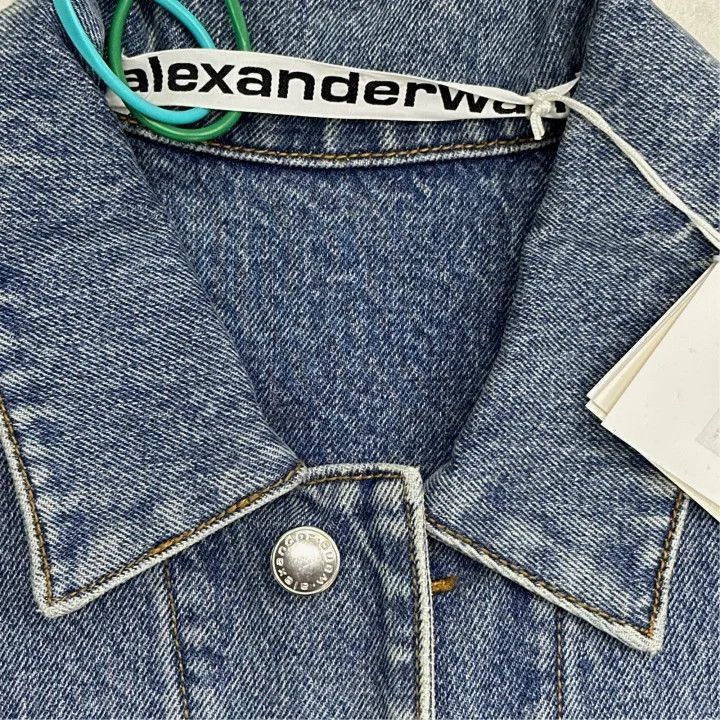 Alexander Wang Alexander Wang Blue Denim Vest for Women - Size XS / US 0-2 / IT 36-38 - 2 Thumbnail