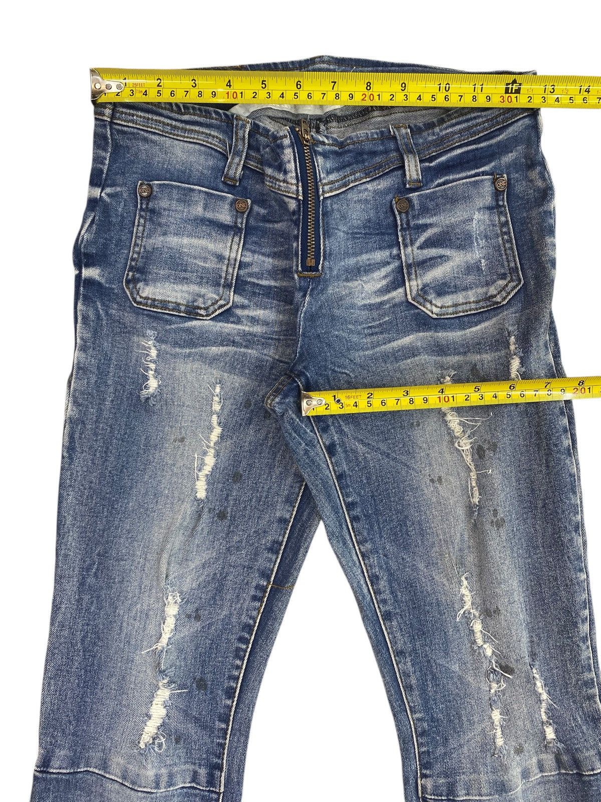 Other Japanese Brand Retro Raw Hem Style Bell Bottom Jeans Size US 26 / EU 42 - 5 Thumbnail