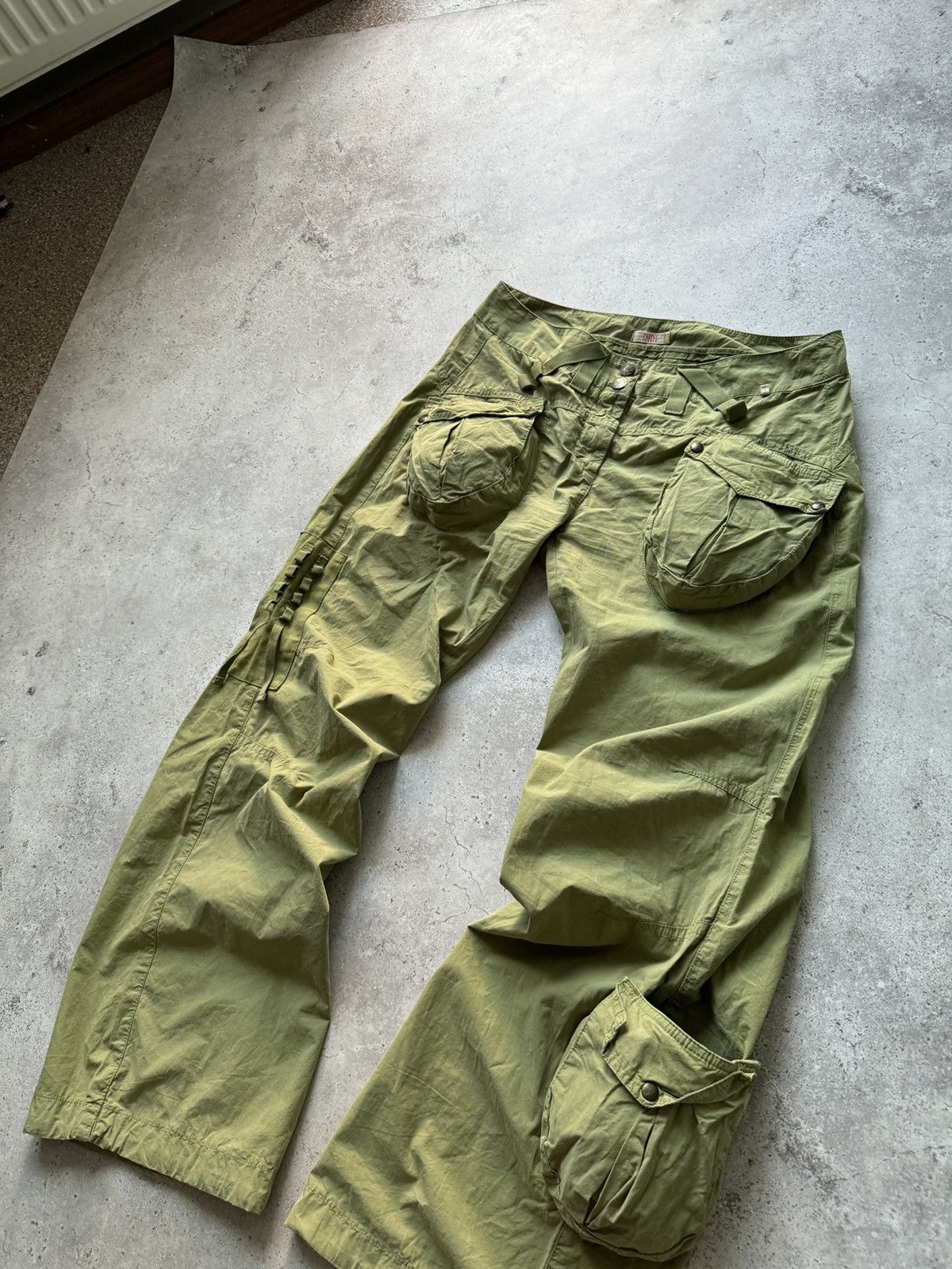 If Six Was Nine × Japanese Brand × Le Grande Bleu (L.G.B.) Vintage Japanese LGB Style Y2K Faded Cargo Pants Size US 30 / EU 46 - 8 Thumbnail