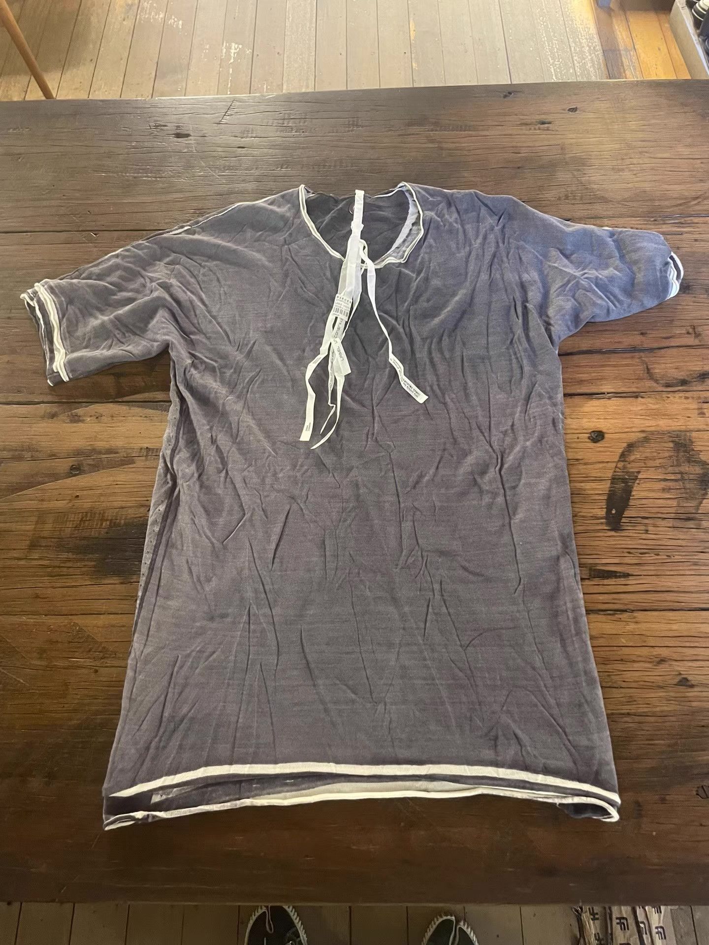Label Under Construction Label Under Construction 16FW Grey Double‑Layer T‑shirt Ｑ25 Size US M / EU 48-50 / 2 - 3 Thumbnail