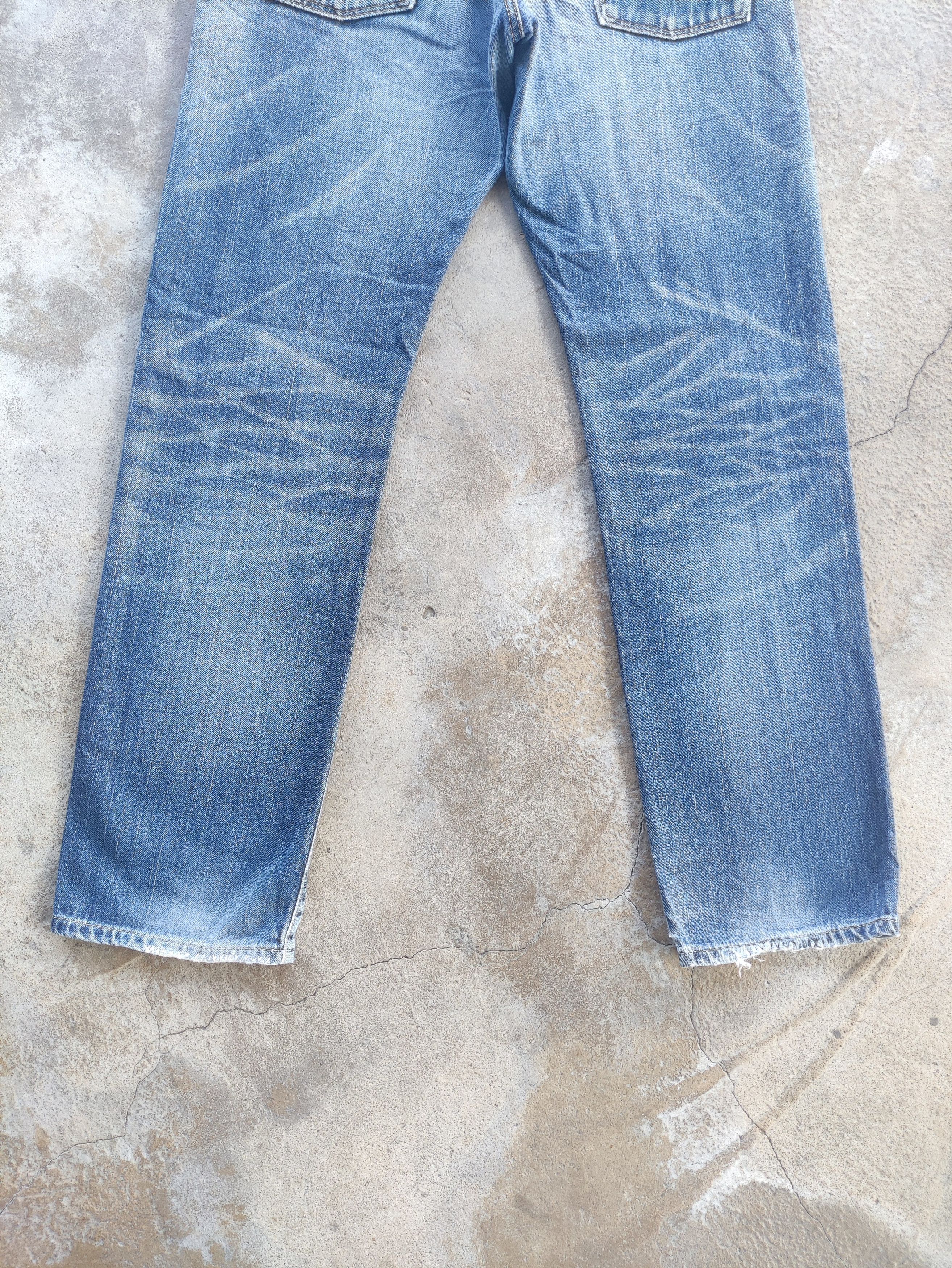 Edwin Vintage Edwin Brand Distressed Faded Denim Pants Size US 33 - 11 Thumbnail