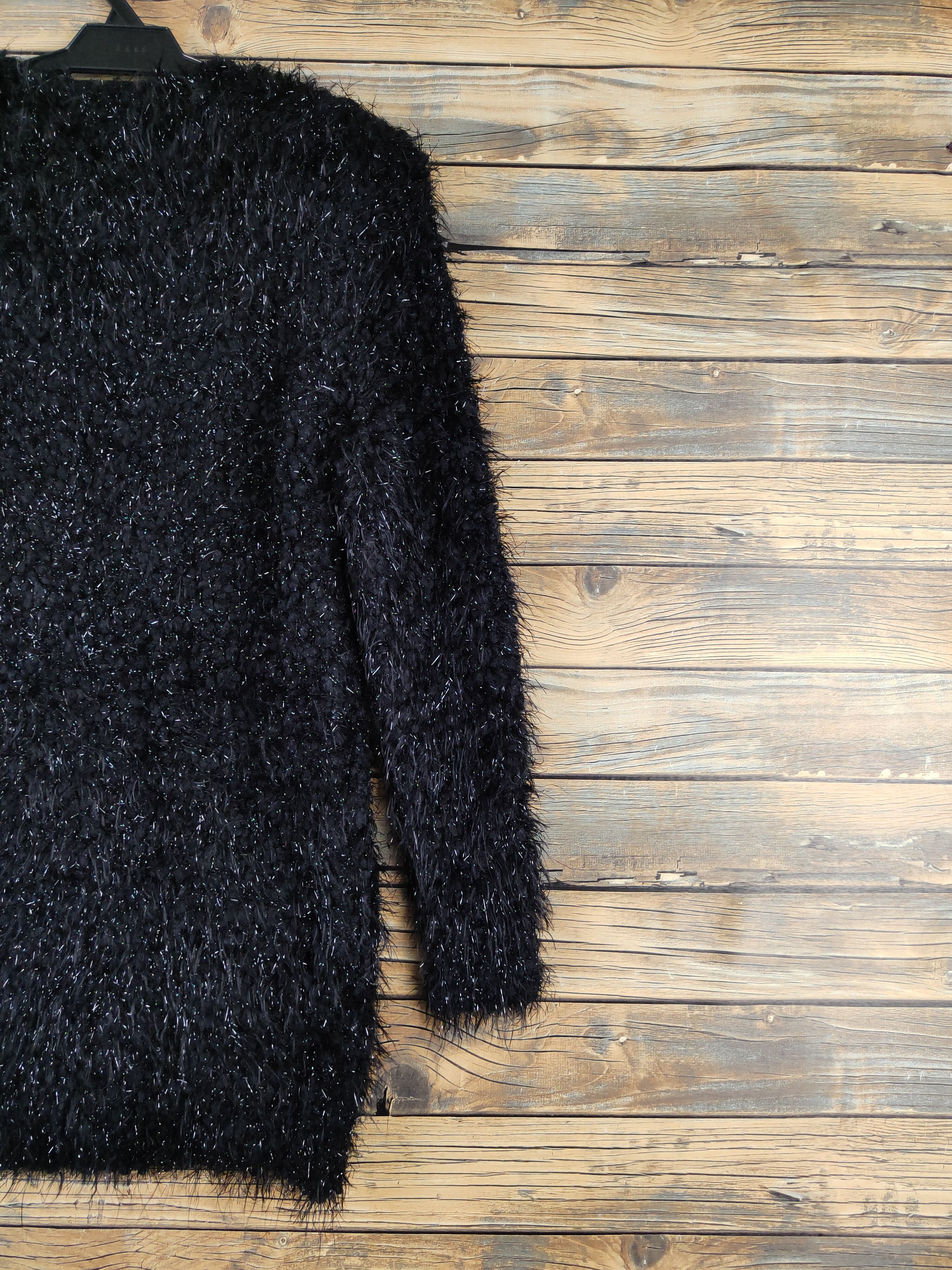 Japanese Brand Japanese Brand Black Shag Shaggy Fur Mohair Knitwear #W1943 Size M / US 6-8 / IT 42-44 - 10 Thumbnail