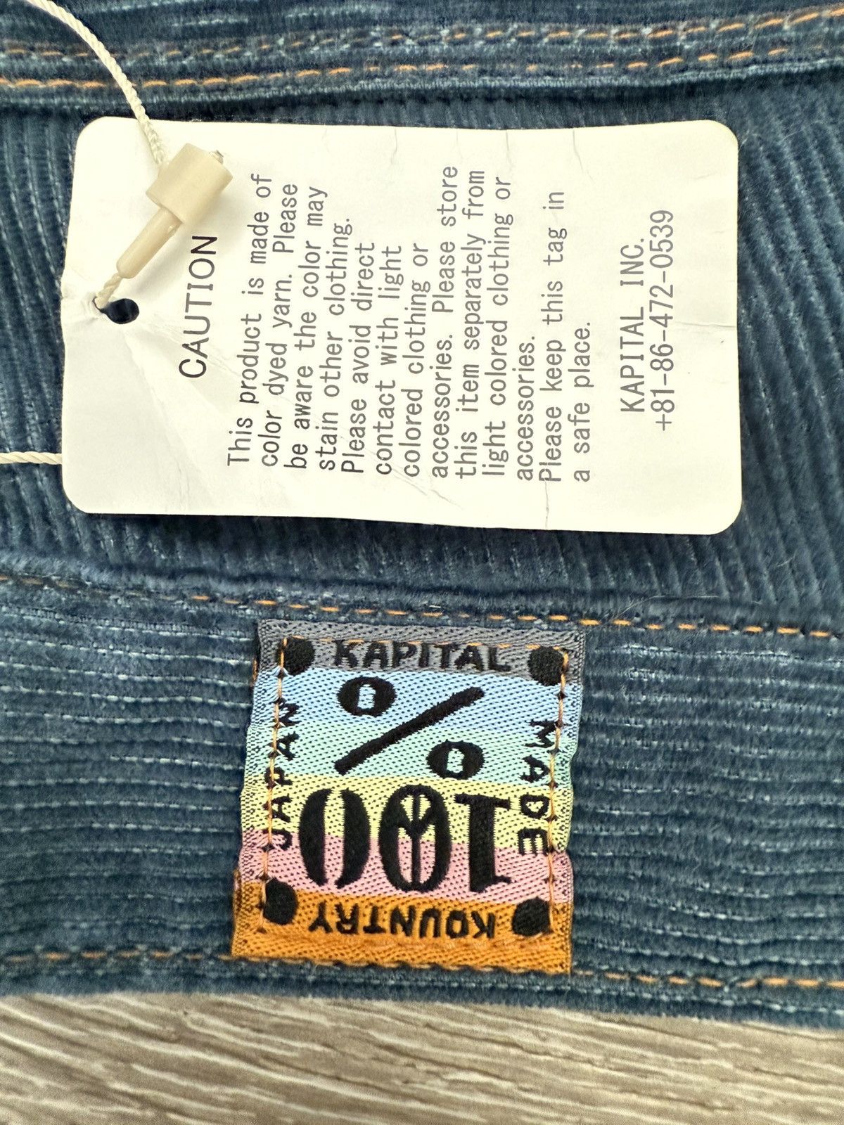 Kapital Kapital Corduroy Two Tone Gyspy Flare Pants Size 30 Size US 30 / EU 46 - 6 Thumbnail