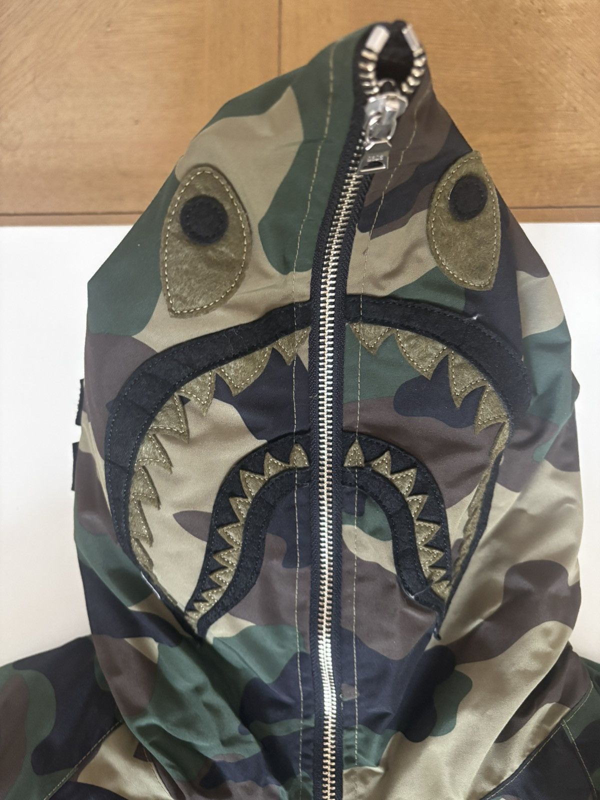 Bape Ape bape x undefeated woodland camo shark down Jacket S Size US S / EU 44-46 / 1 - 4 Thumbnail