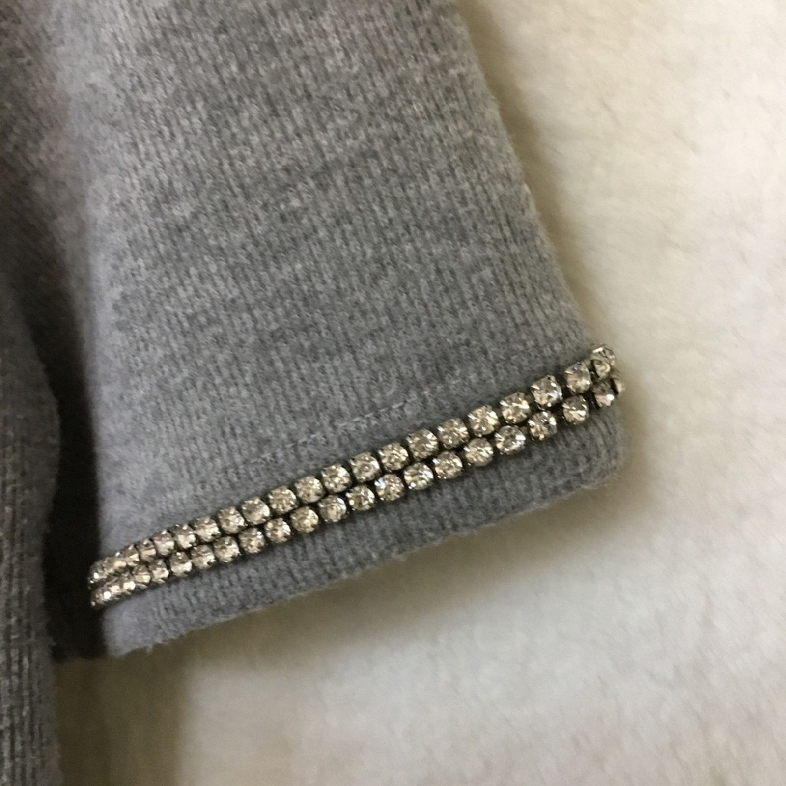 Zara Zara Gray Knit Short Sleeve Top Size S / US 4 / IT 40 - 13 Thumbnail