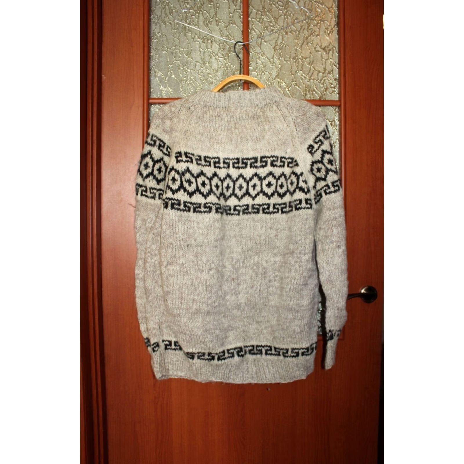Vintage VINTAGE Boom Baba Collections Hand Knitted Sweater 100% Wool - size M/L Brown Womens Men? Size M / US 6-8 / IT 42-44 - 4 Thumbnail
