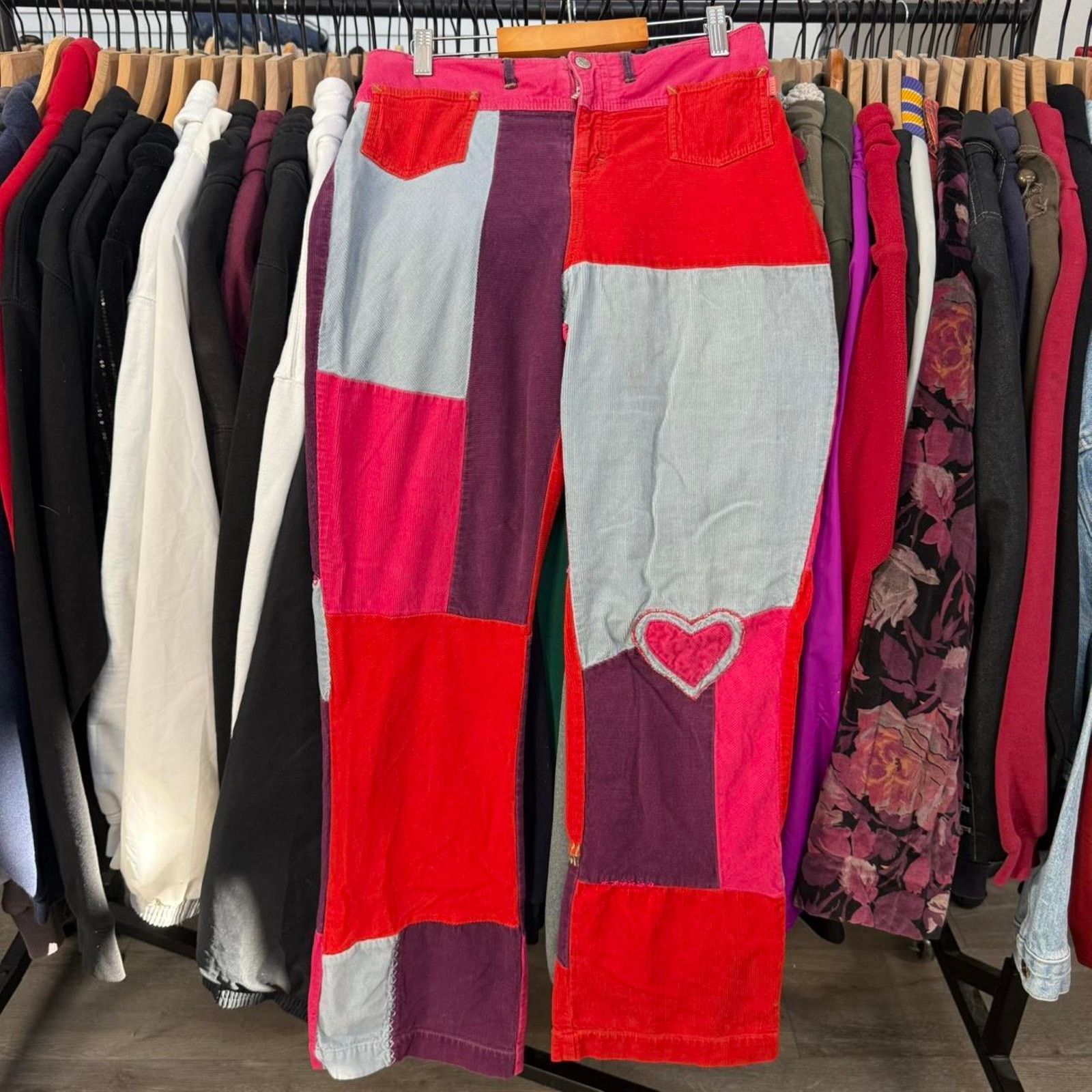 Other Vintage Y2K Women’s Unique Oilily Patchwork Boho Pants Size 30" / US 8 / IT 44 - 4 Thumbnail