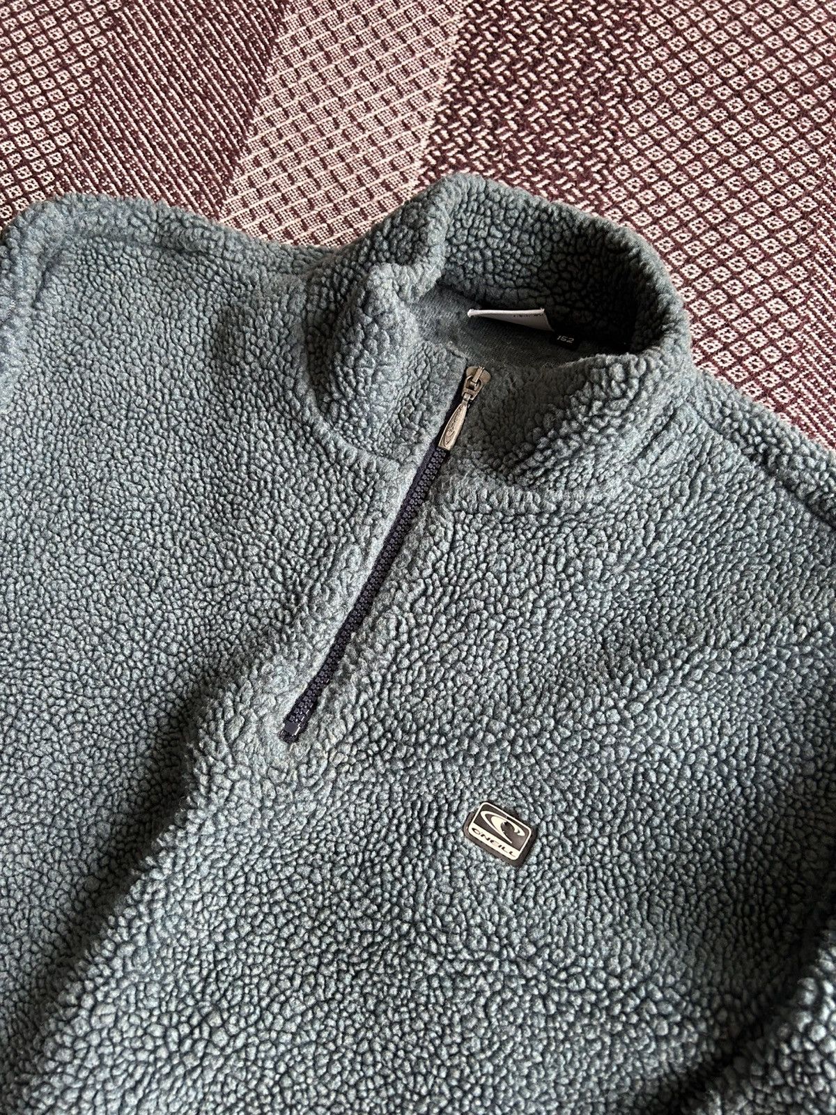 O'Neill × Vintage Vintage Pile Fleece 1/4 Zip Hoodie Rare Big Logo Size XS 152 Size US XXS / EU 40 - 6 Thumbnail