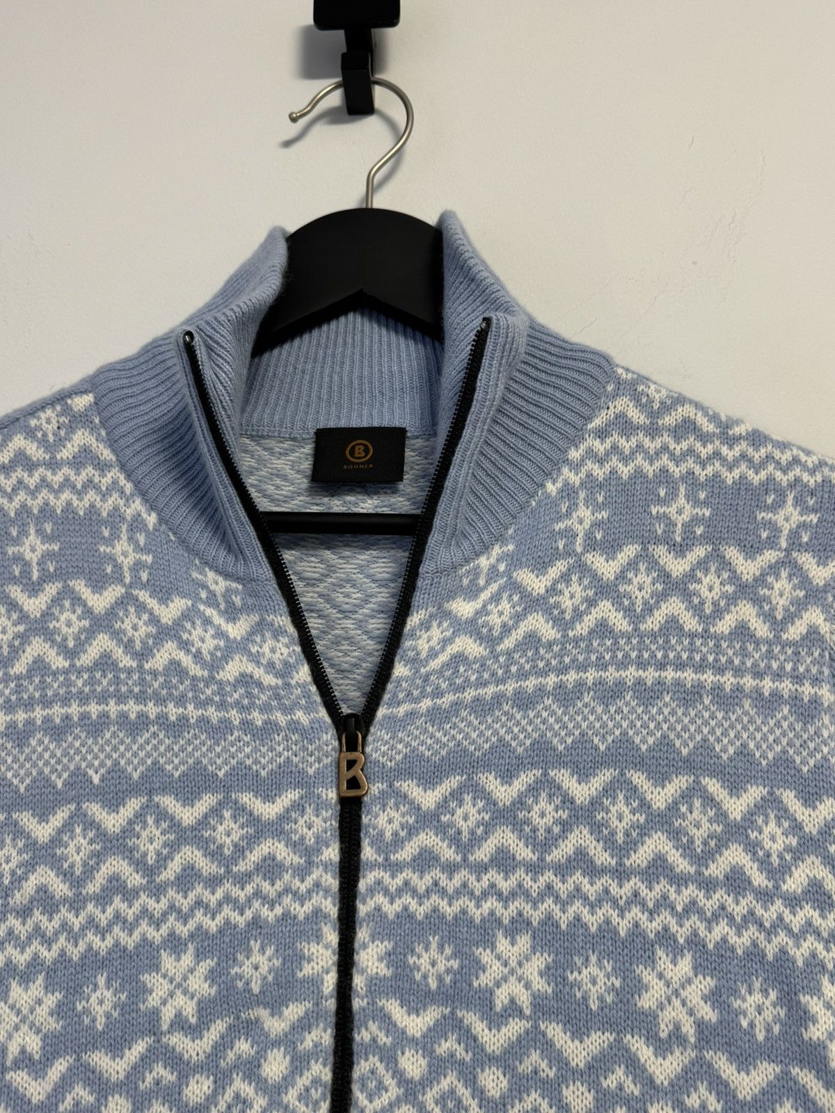 Bogner Bogner Fire+Ice Women’s Zip Sweater Patterned White Size M / US 6-8 / IT 42-44 - 9 Thumbnail