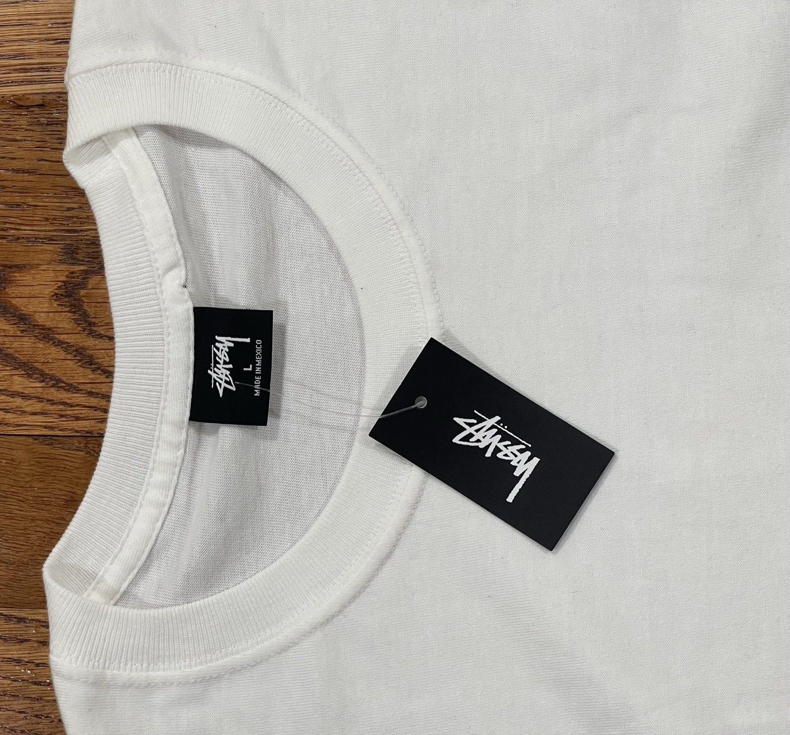Stussy STUSSY PURE GOLD TEE White T Shirt 1904349 Men’s Size L NWT Size US L / EU 52-54 / 3 - 3 Thumbnail