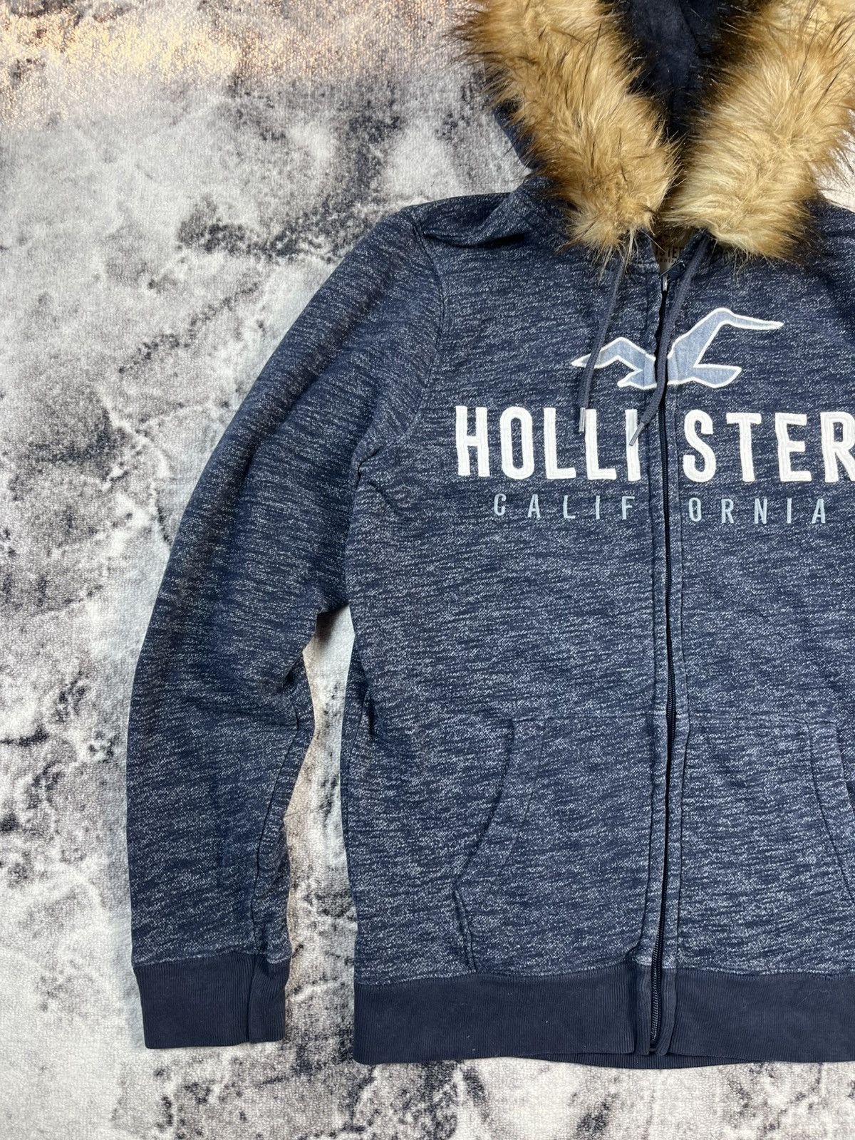Hollister Y2K Hollister Fur Zip Hoodie Size US M / EU 48-50 / 2 - 2 Thumbnail