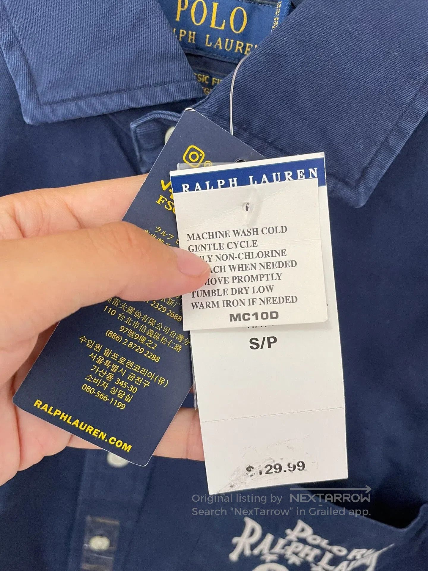 Polo Ralph Lauren Polo Ralph Lauren Vintage Long. Size US S / EU 44-46 / 1 - 3 Thumbnail