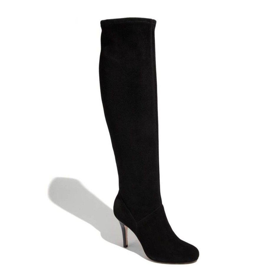 Cole Haan Air Talia Boots in Black Suede and size US 9.5 MSRP $498 Size US 9.5 / IT 39.5 - 1 Thumbnail