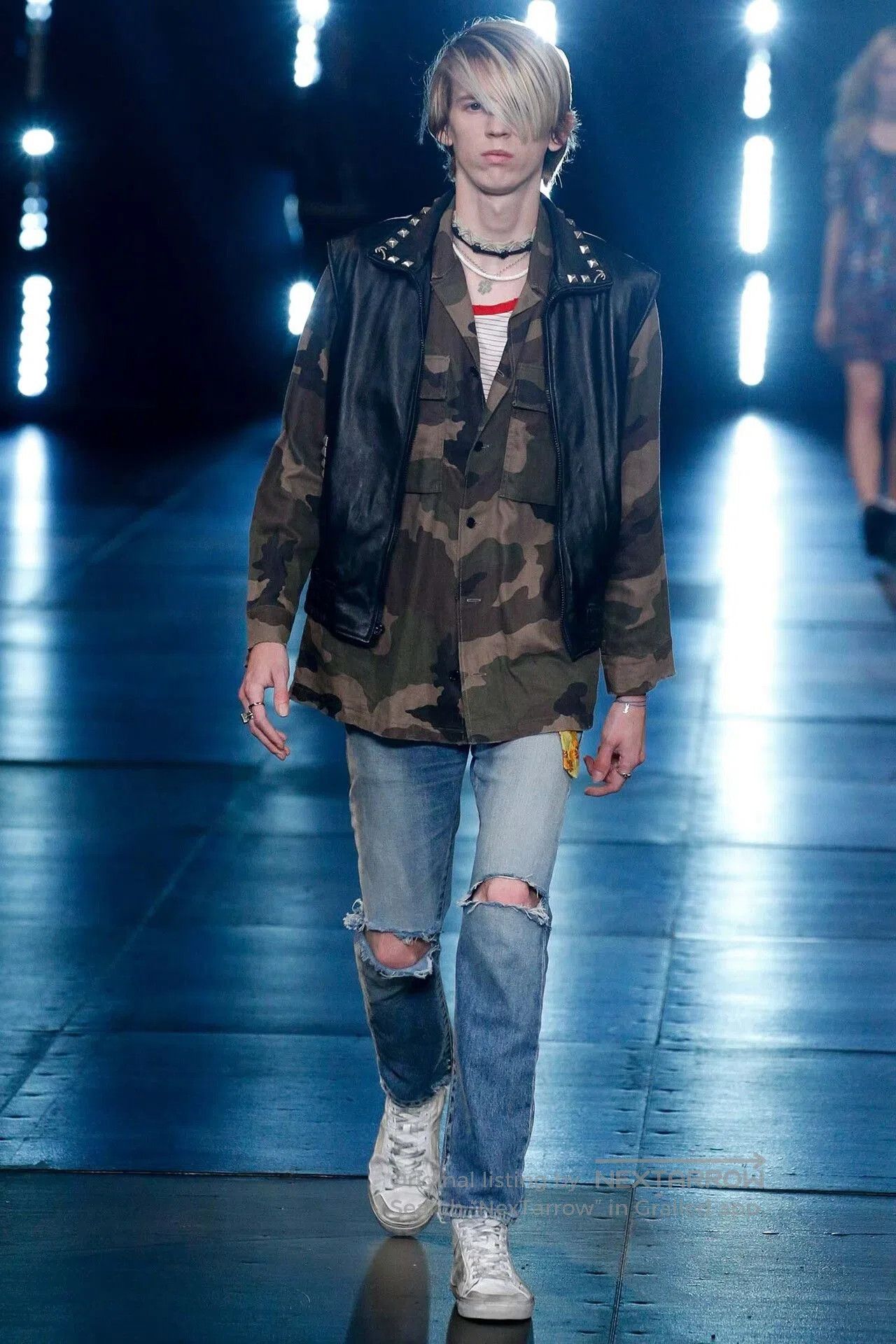 Saint Laurent Paris Saint Laurent Distressed Denim Pants. Size US 31 - 9 Thumbnail