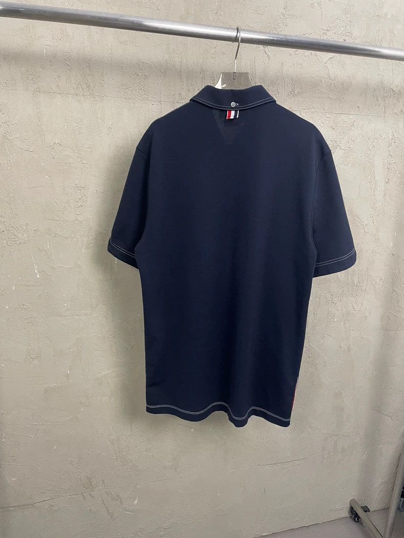 Thom Browne Thom Browne size2 navy Polo Size US M / EU 48-50 / 2 - 2 Thumbnail