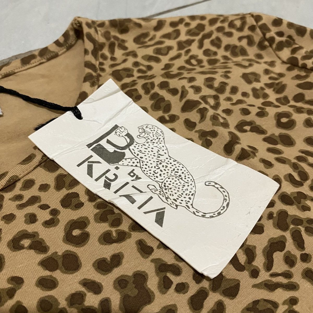 Krizia B by Krizia Leopard Printed Longsleeve Size L / US 10 / IT 46 - 4 Thumbnail