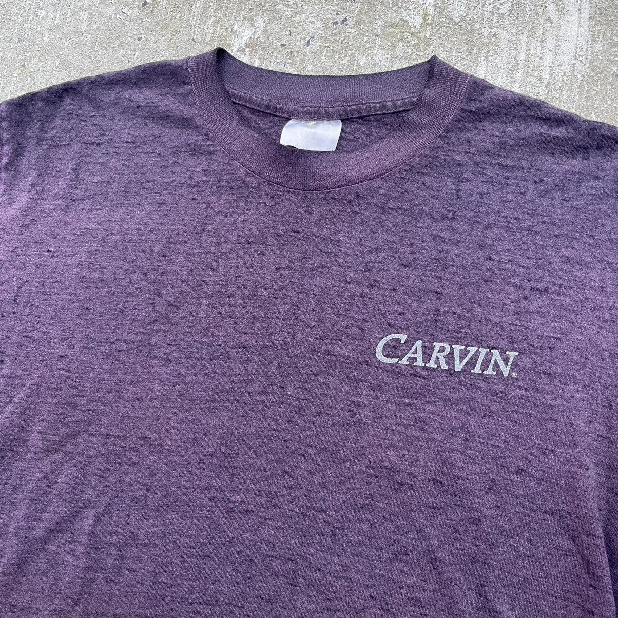 Vintage Vintage 80s Overdyed CARVIN Single Stitch Shirt Size US L / EU 52-54 / 3 - 2 Thumbnail