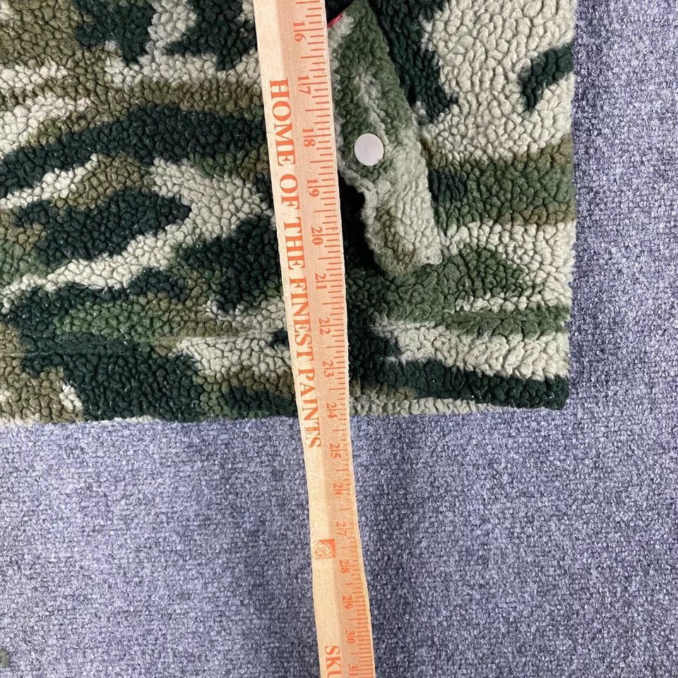 J.Crew × Vintage J Crew Vintage Fleece Women's Small Camouflage Snap Pullover Size S / US 4 / IT 40 - 5 Thumbnail