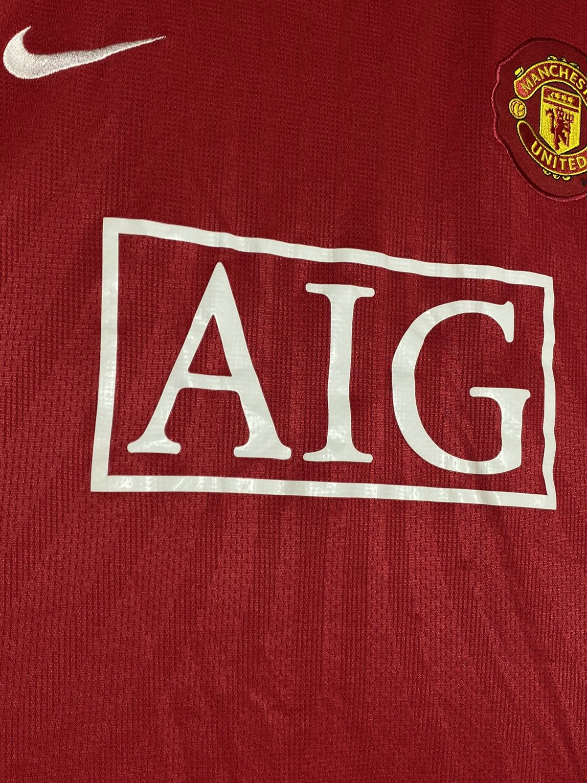 Nike Nike #32 Tevez Manchester United 2007/08 Home Football Shirt Size US XL / EU 56 / 4 - 11 Thumbnail