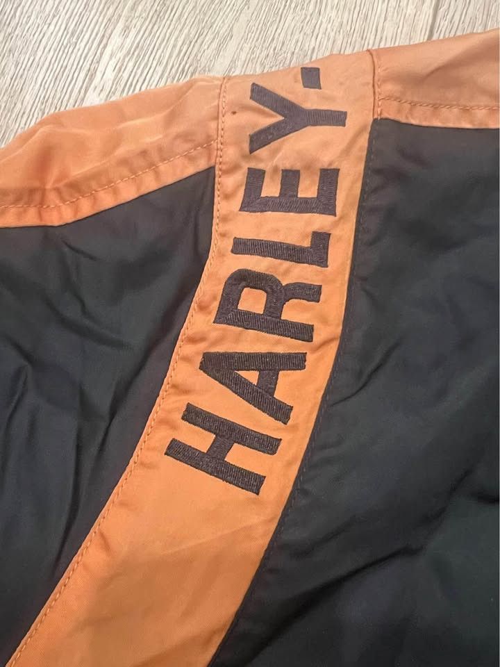 Harley Davidson Vintage Harley Davidson Riding Shield Nylon Bomber Jacket Size US L / EU 52-54 / 3 - 9 Thumbnail