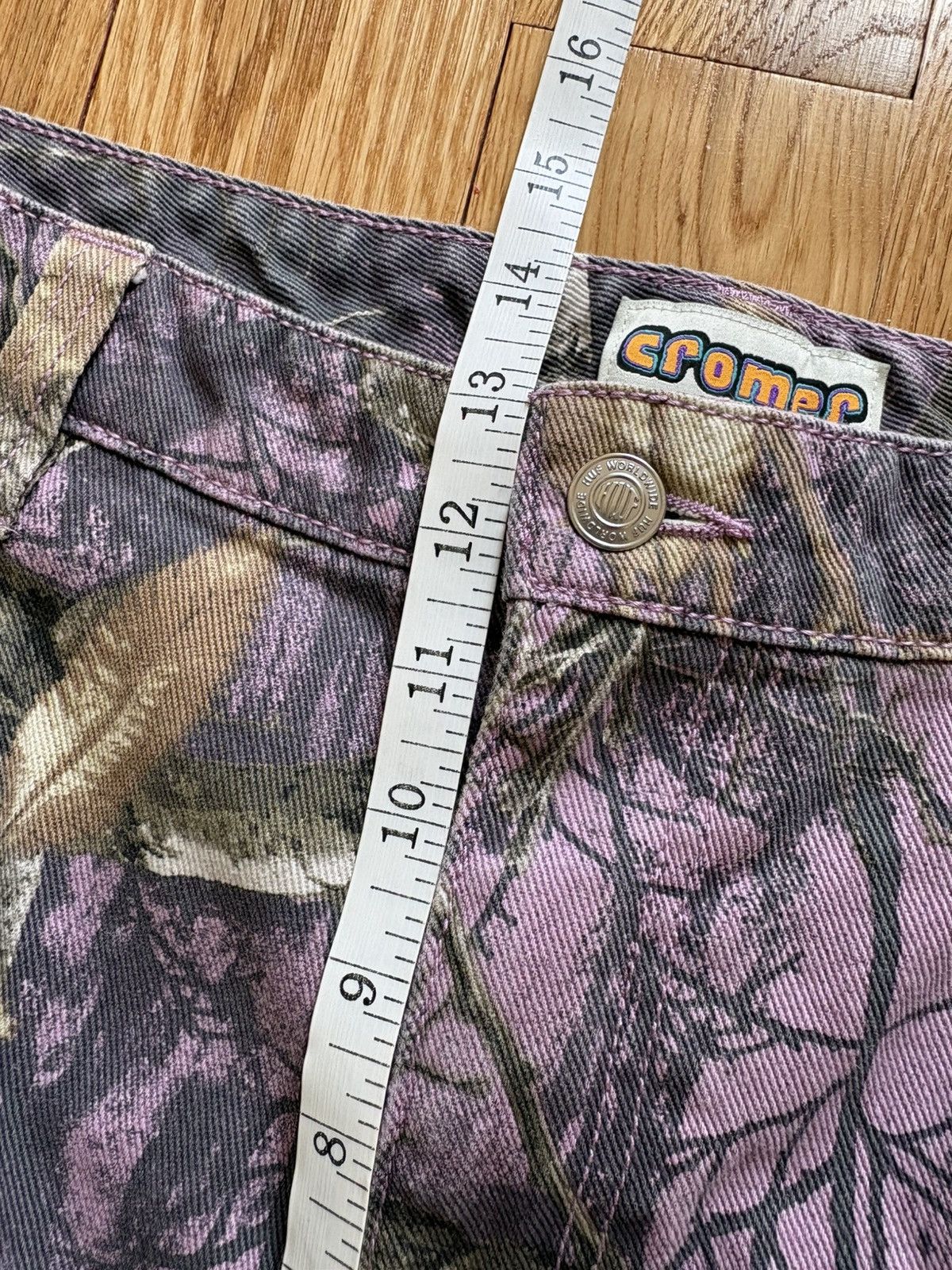 Huf HUF x Realtree Cromer Y2K Camo Denim Jorts Shorts Lilac 36 Size US 36 / EU 52 - 12 Thumbnail