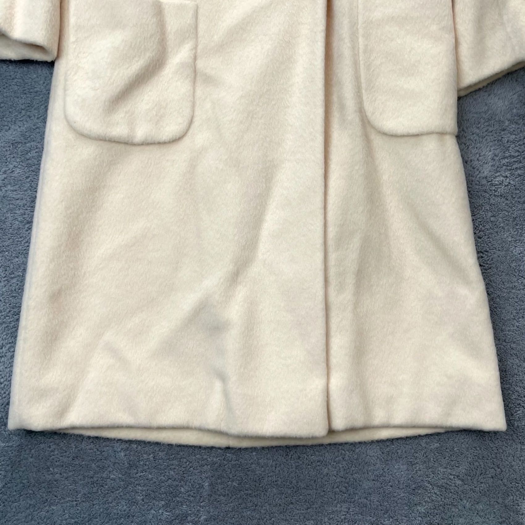 Neiman Marcus VINTAGE Neiman Marcus Coat Womens 12 White Cashmere Cream Trench Jacket Regency Jacket Coat Dresswear Regular Womens Size XL / US 12-14 / IT 48-50 - 2 Thumbnail