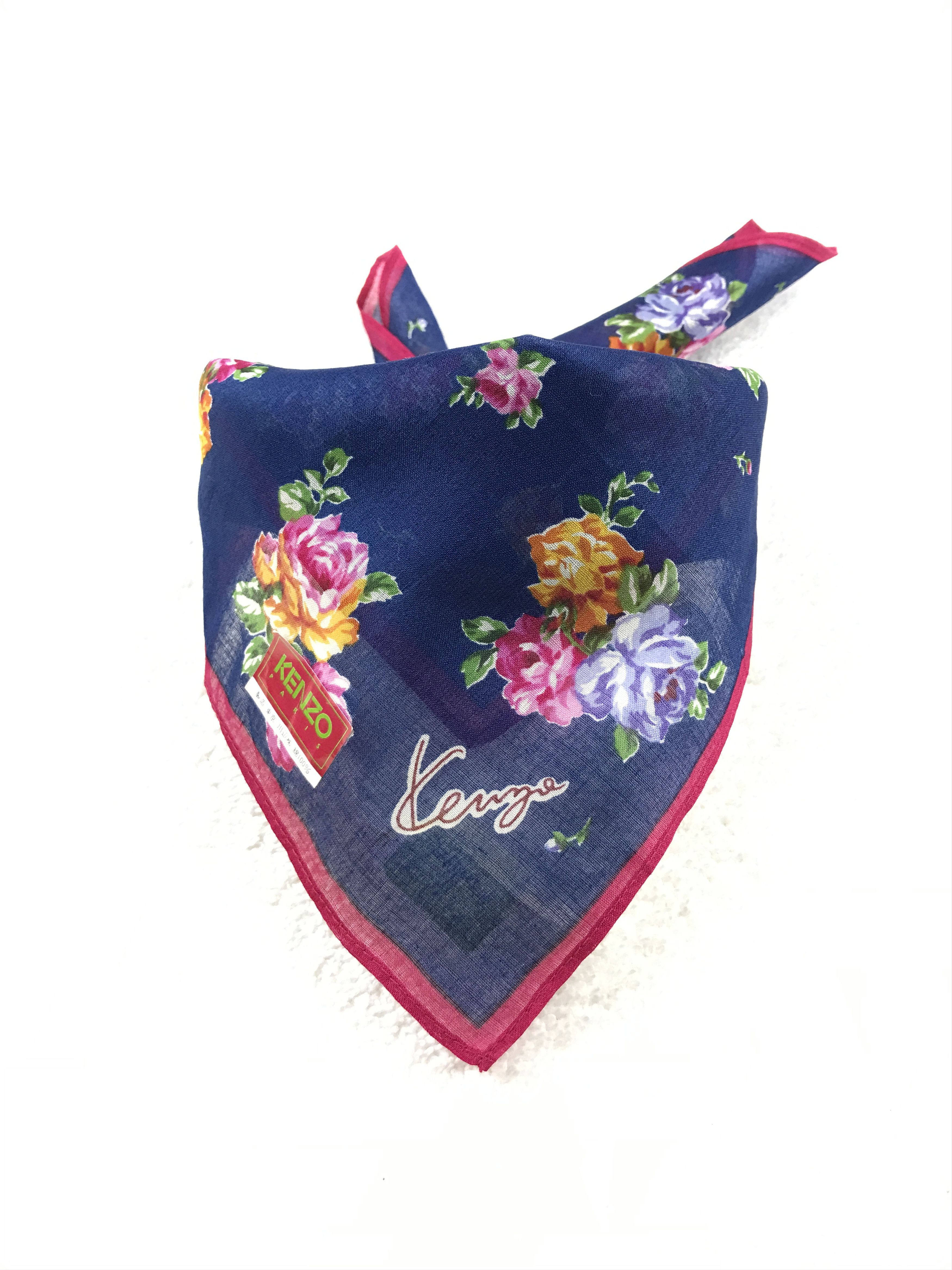 Japanese Brand × Kenzo × Vintage Vintage Kenzo Bandana Neckerchief Handkerchief Size ONE SIZE - 3 Thumbnail