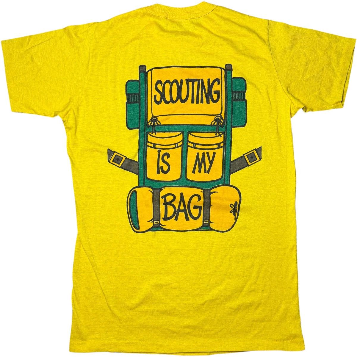 Other Girl Scouts 1980’s Backpack Single Stitch T-shirt Size M / US 6-8 / IT 42-44 - 1 Thumbnail