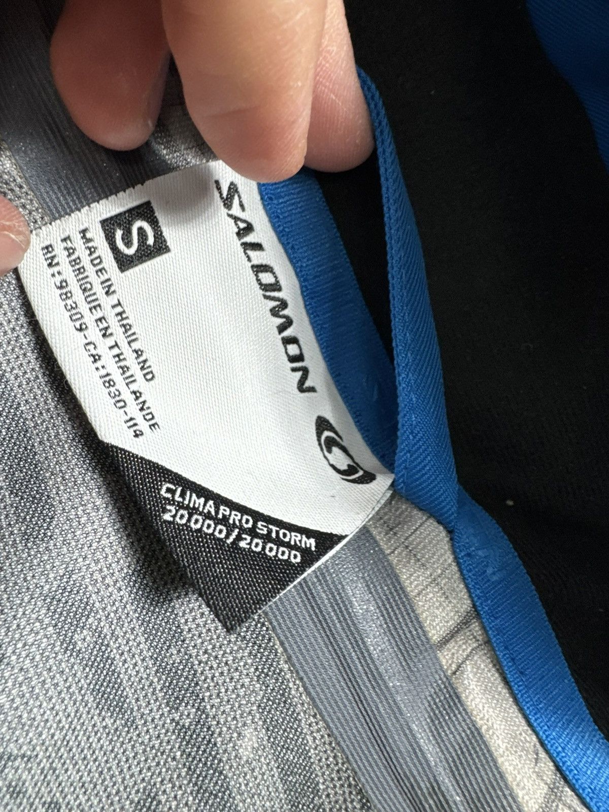 Salomon Salomon Men’s Ski Jacket Size S Blue Size US S / EU 44-46 / 1 - 9 Thumbnail