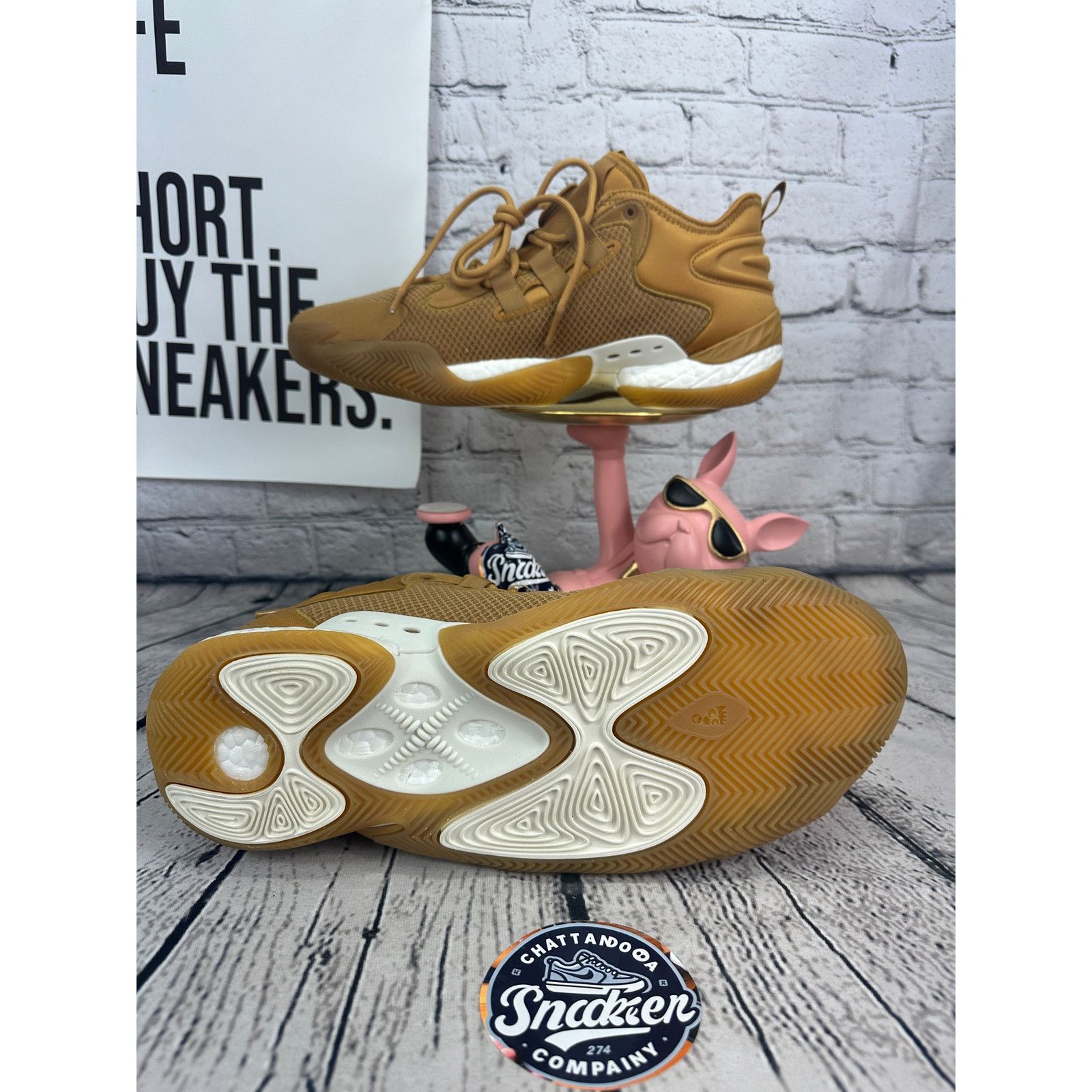 Adidas Adidas BYW Select Boost Basketball Shoes Mens 13 Brown NEW Size US 13 / EU 46 - 7 Thumbnail
