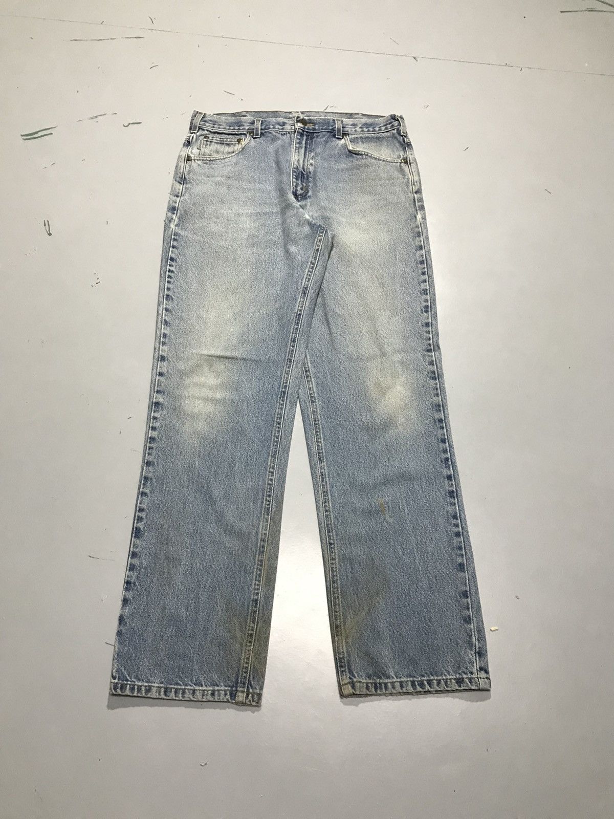 Carhartt Vintage carhartt B180 dst denim Size US 38 / EU 54 - 1 Thumbnail