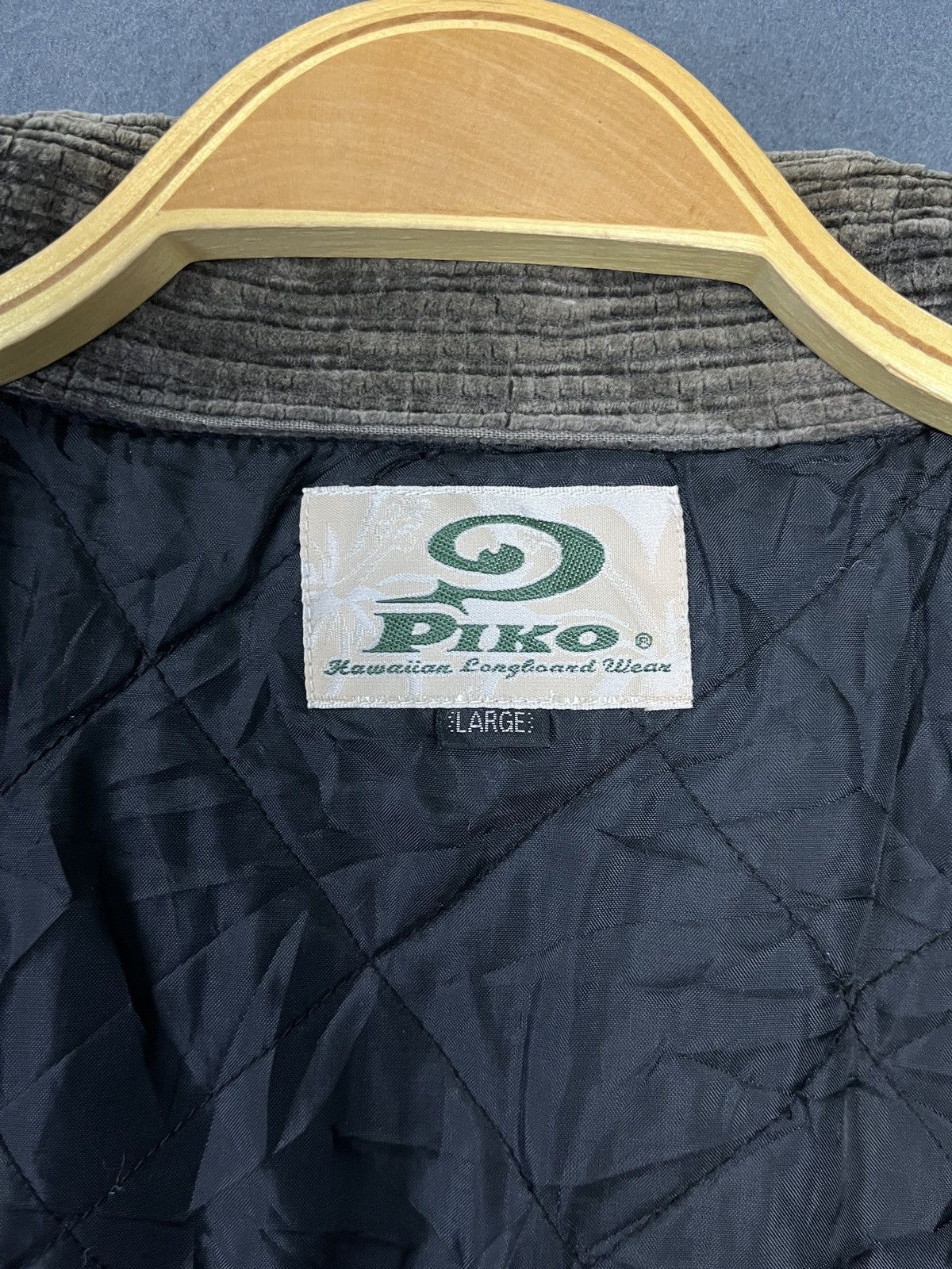 Vintage Piko Corduroy Casual Zip Up Jacket