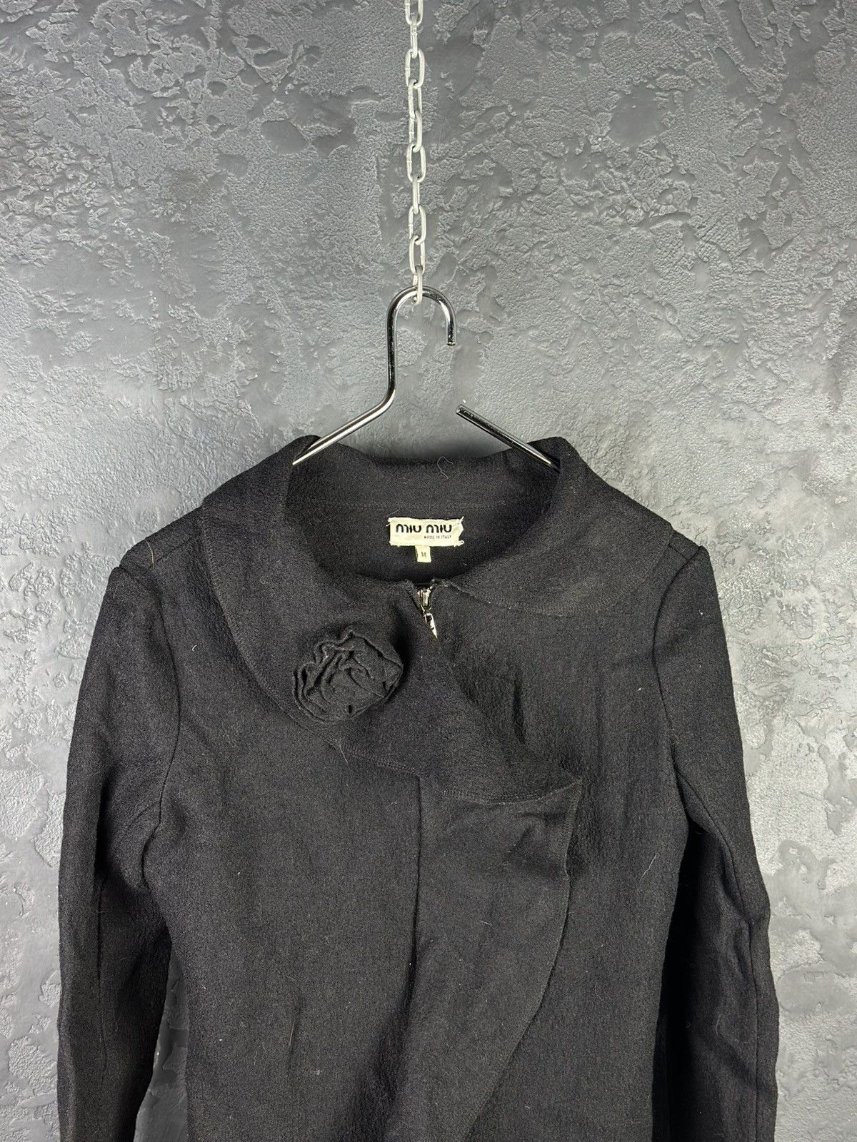 Miu Miu × Vintage Vintage Miu Miu Wool Jacket Size M / US 6-8 / IT 42-44 - 2 Thumbnail