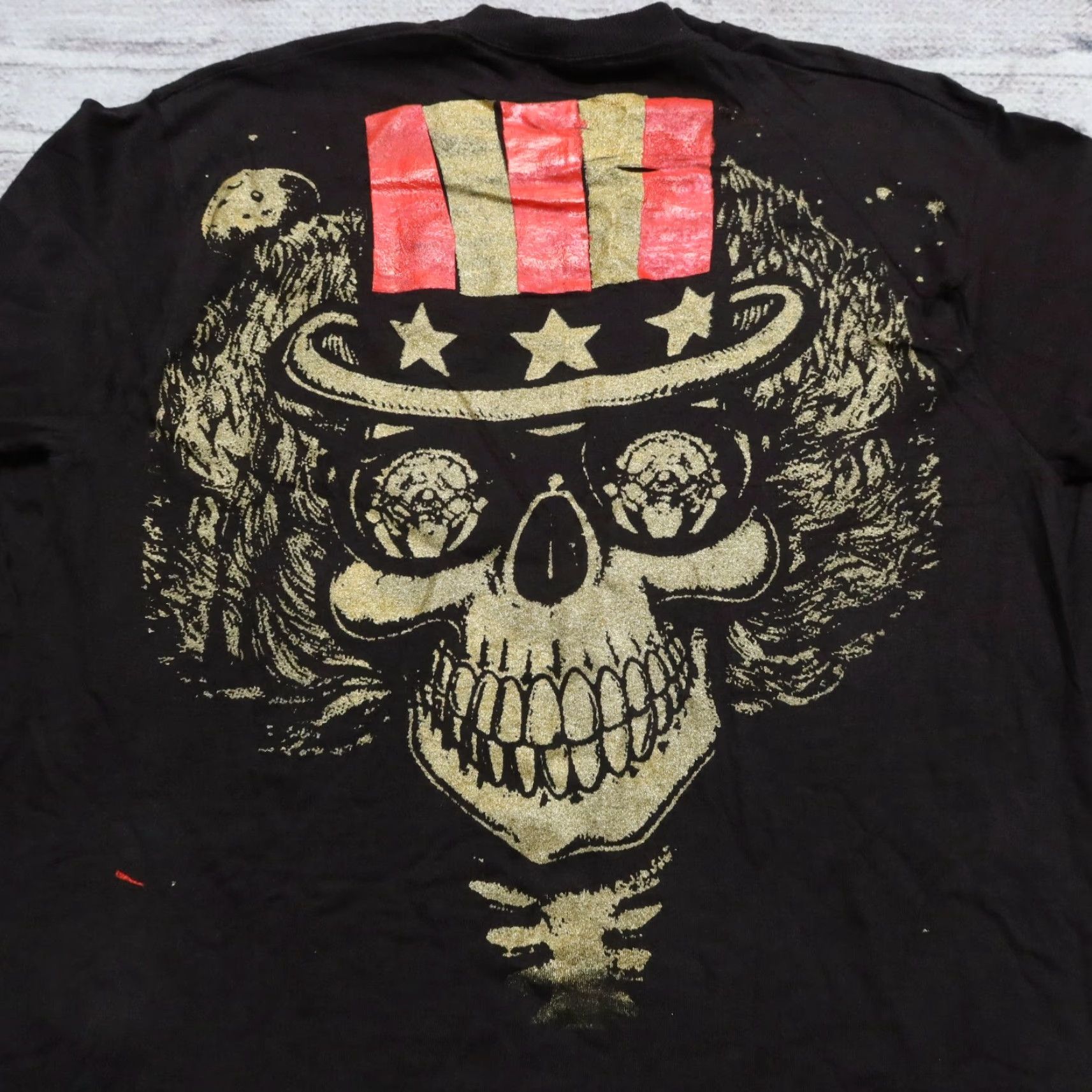 Fruit Of The Loom VINTAGE Grateful Dead Bear Tour Tshirt Men XL Black Size US L / EU 52-54 / 3 - 2 Thumbnail