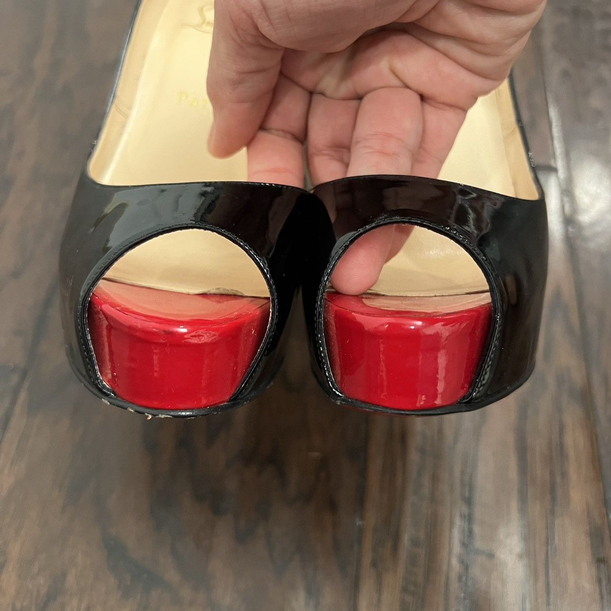 Christian Louboutin Authentic Christian Louboutin New Very Prive 120 Black Size US 7 / IT 37 - 3 Thumbnail