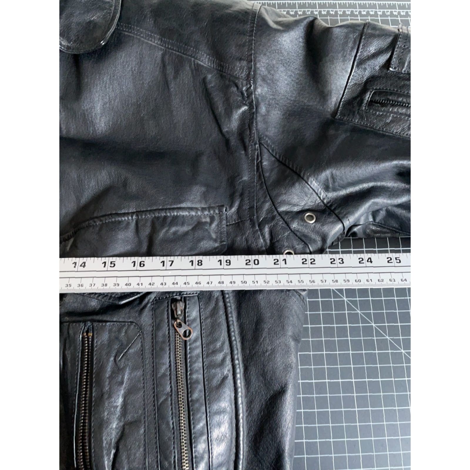 Vintage Vintage Weekends Leather Jacket Men XL Black Quilted Lined Insulated Zip Up Size US L / EU 52-54 / 3 - 5 Thumbnail